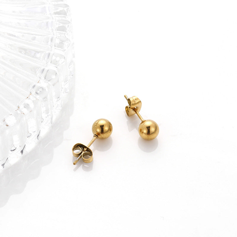 18K Gold Plated Cartilage Earrings for Men & Women - Surgical Steel Minimalist Stud Earrings | HSPJ389 | Perfect for Everyday Wear, Gifts & Special Occasions