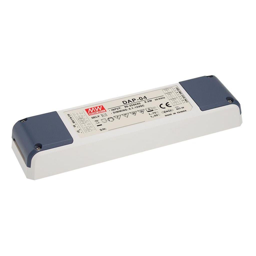 Mean Well DAP-04 DALI PWM Signal Converter with ACT HI Function - Ideal for Smart Lighting Control in Homes and Commercial Spaces