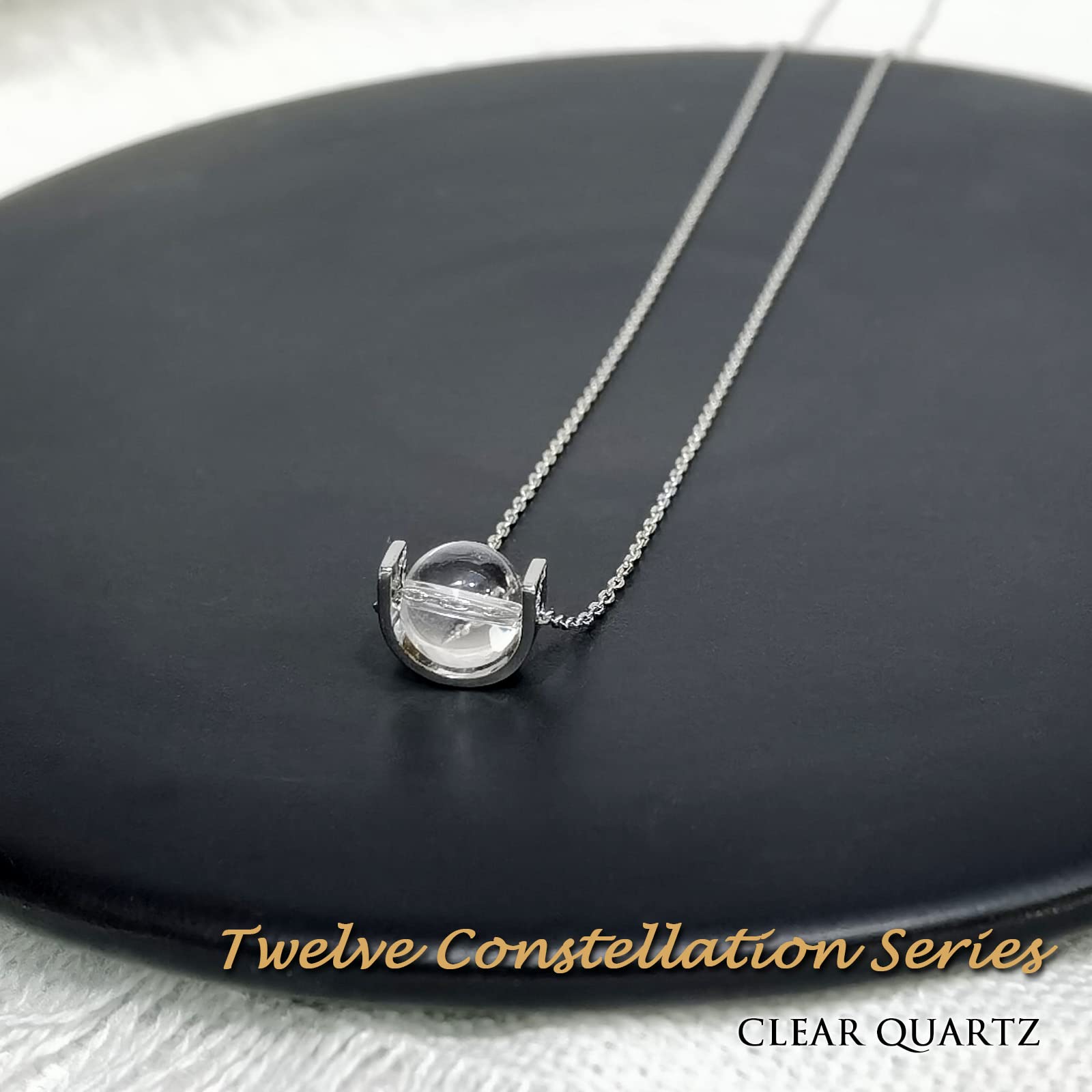 Morchic 925 Sterling Silver Necklace with Zodiac Gemstone Charms - Personalized Birthstone Jewelry for Women | Perfect Birthday Gift, Anniversary Present & Everyday Elegance
