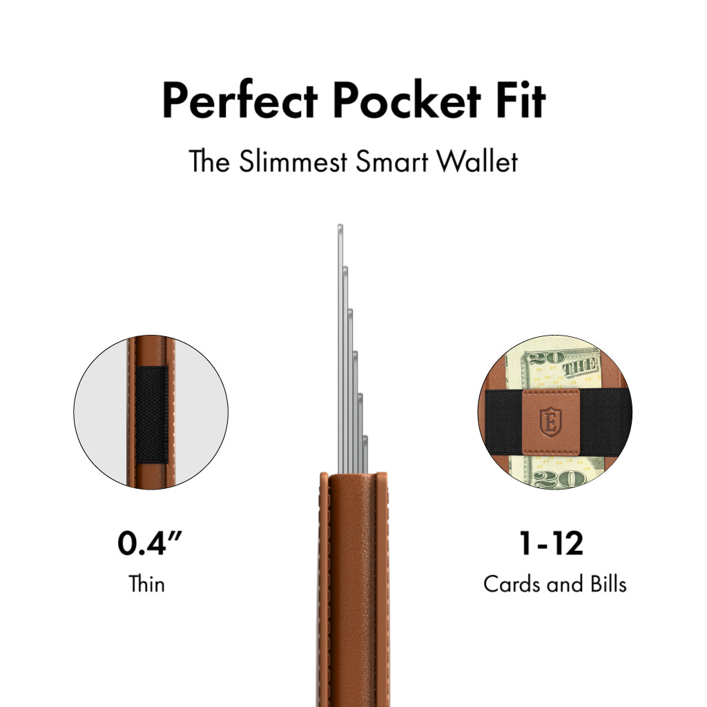 Ekster Smart Wallet for Men - RFID Blocking Slim Minimalist Front Pocket Wallet with Money Clip | Perfect for Travel, Business & Everyday Carry