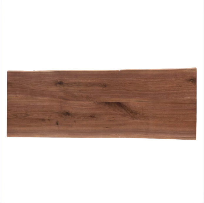 Premium Black Walnut Solid Wood Natural Edge Dining Table – Handcrafted Large Board for Rustic & Modern Home Decor – Perfect for Family Gatherings & Dinner Parties