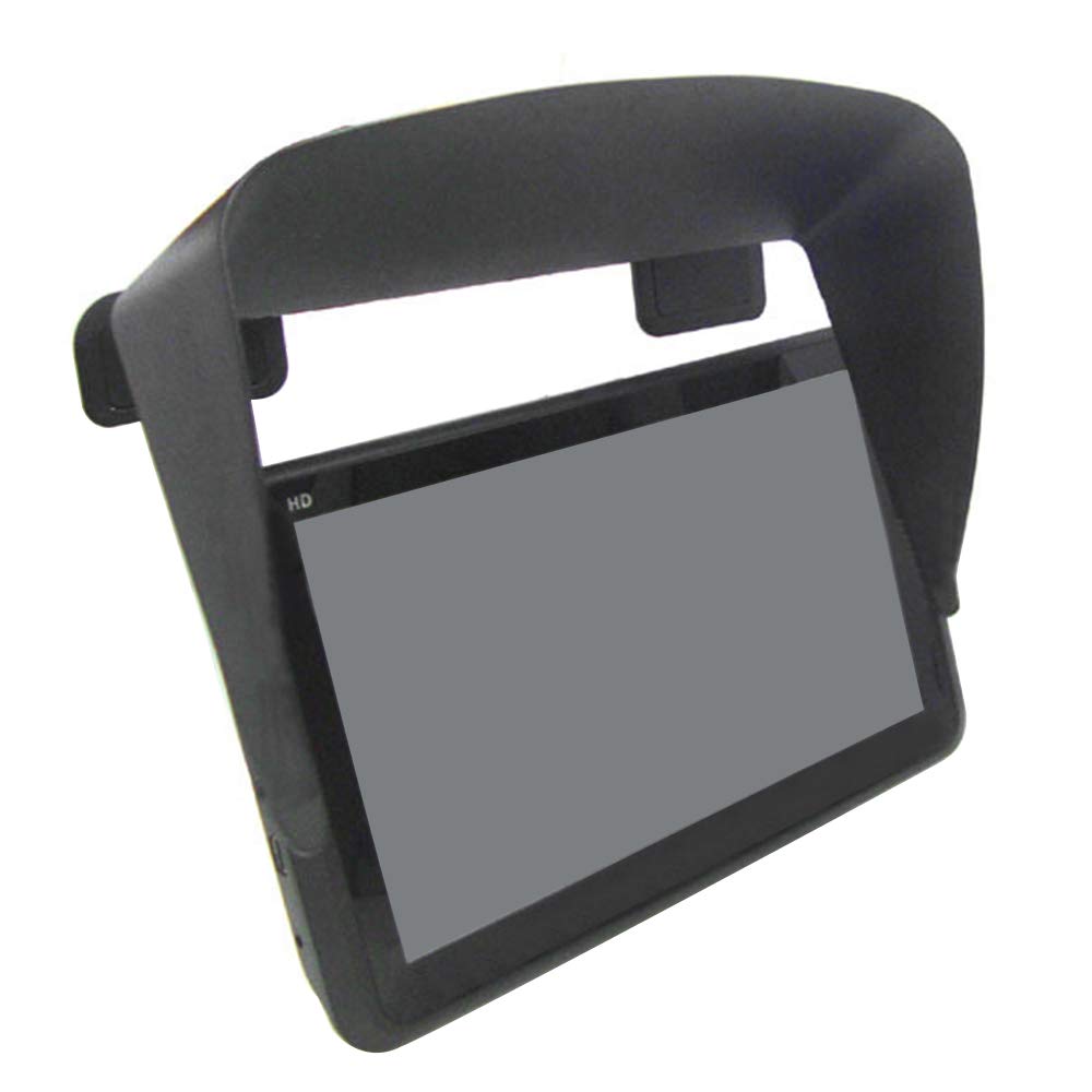 QISUO 7 Inch GPS Sunshade Cover for Car Navigation - Anti-Glare Visor with Flexible Extension - Perfect for Road Trips & Outdoor Adventures
