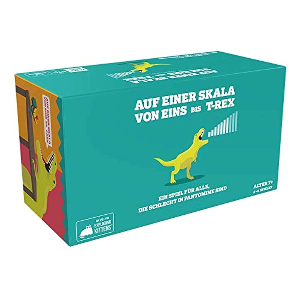 On a Scale from One to T-Rex - Hilarious Party Card Game by Asmodee | Fun Family & Friends Group Game Night | German Board Game for Adults & Teens
