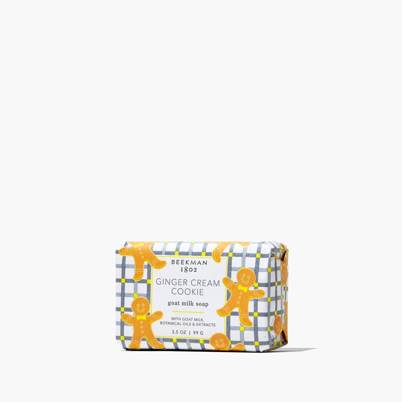 Ginger Cream Cookie Scented Goat Milk Soap - Palm-Sized Handmade Natural Soap Bar for Dry Skin, Sensitive Skin Care & Relaxing Bath Time - Perfect for Gifts, Spa Day & Home Aromatherapy