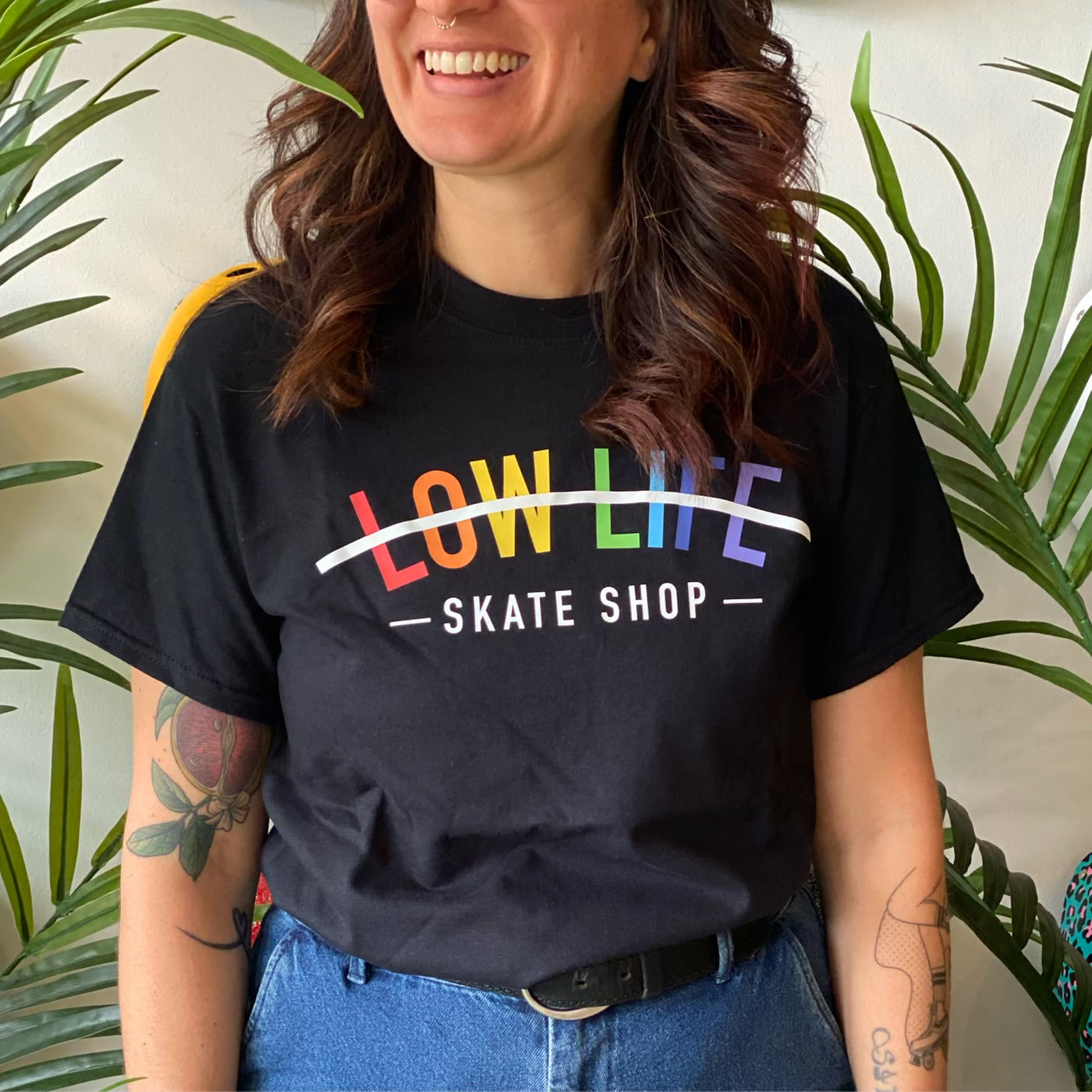 Ca Va Bien Aller Classic Rainbow Logo T-Shirt - Trendy French Inspirational Graphic Tee for Men & Women - Perfect for Casual Wear, Street Style & Everyday Outfits