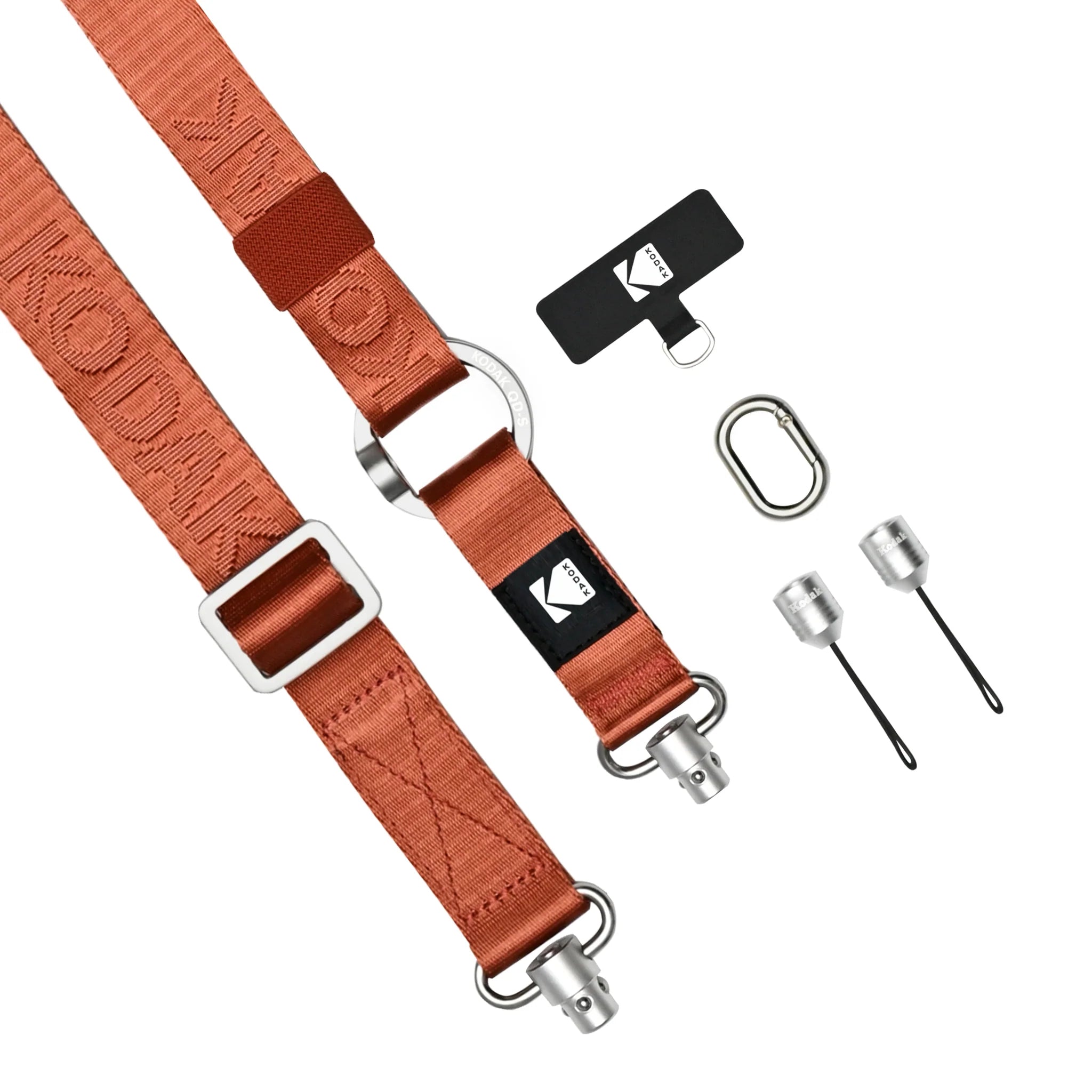 KODAK Multi-Purpose Adjustable Camera Strap (Burgundy) - Comfortable Neck & Shoulder Support for DSLR, Mirrorless & Film Cameras - Perfect for Travel, Hiking & Photography Enthusiasts
