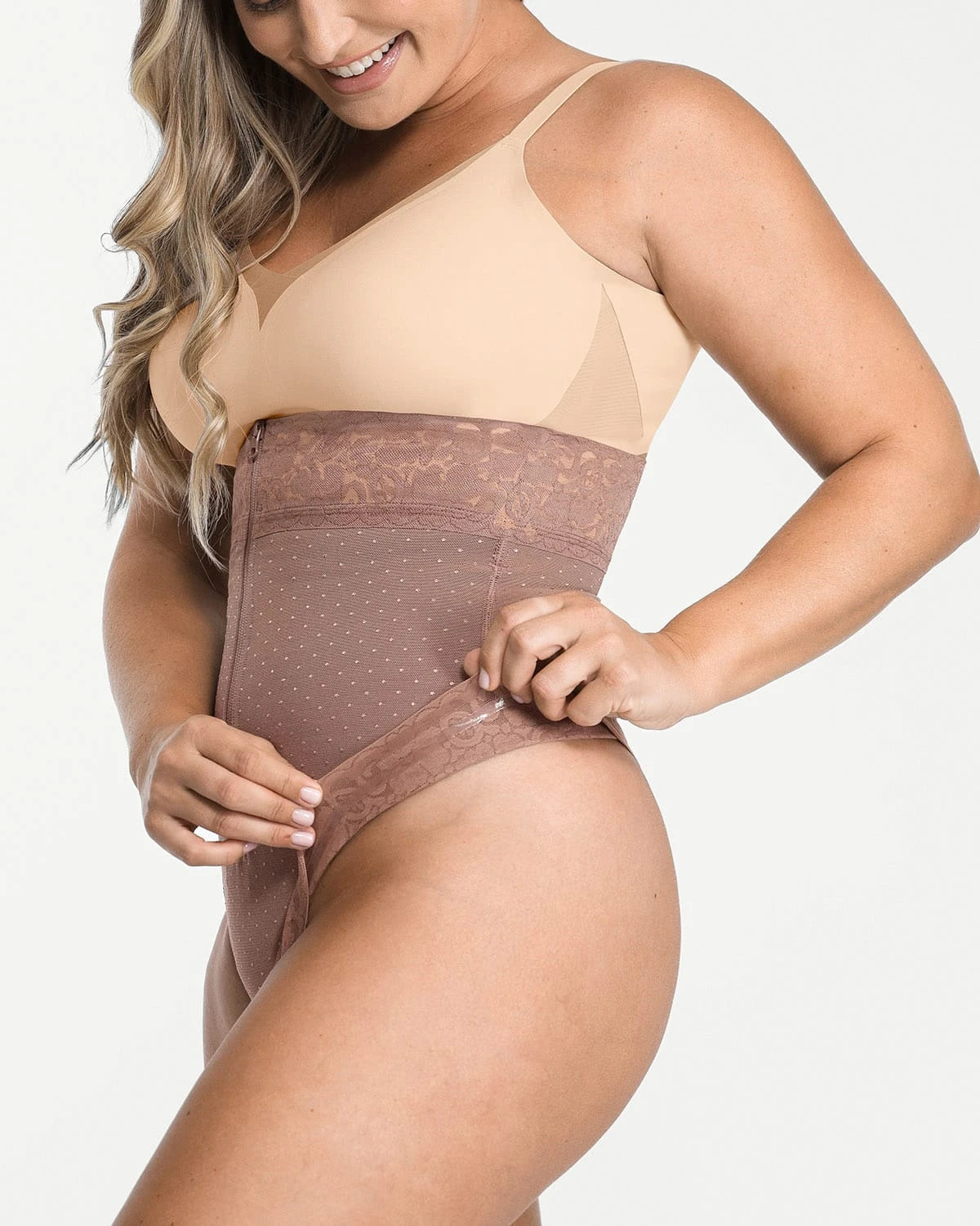 AirSlim® Mid Rise Polka Dot Shaping Panty - High Waist Tummy Control Underwear for Women | Perfect for Everyday Wear, Workouts & Special Occasions