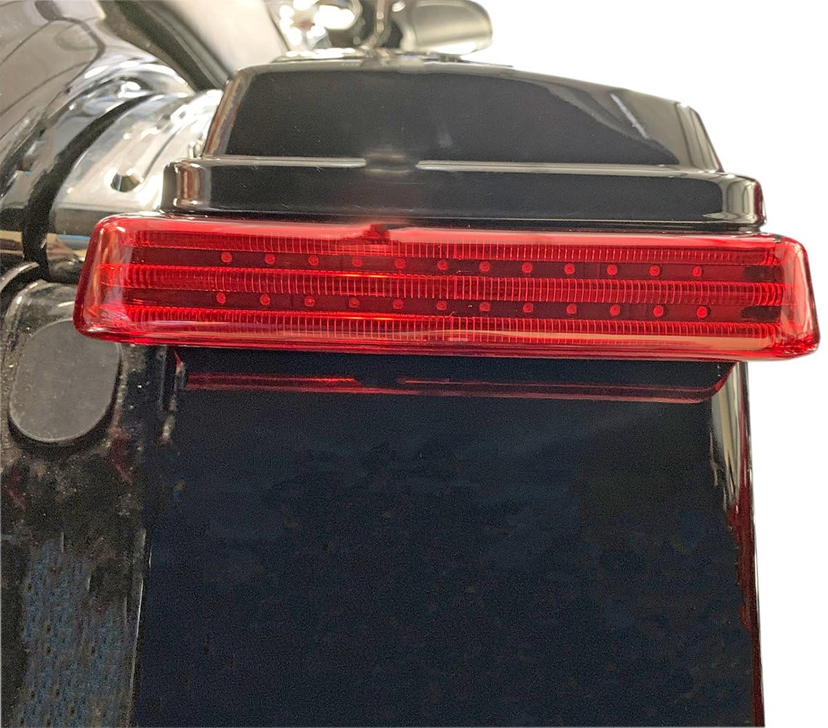 Custom Dynamics PB-SB-HD-BR Probeam Saddlebag Lights - Black/Red Lens for Harley Davidson Motorcycles | Waterproof LED Turn Signals & Brake Lights for Enhanced Safety on Night Rides