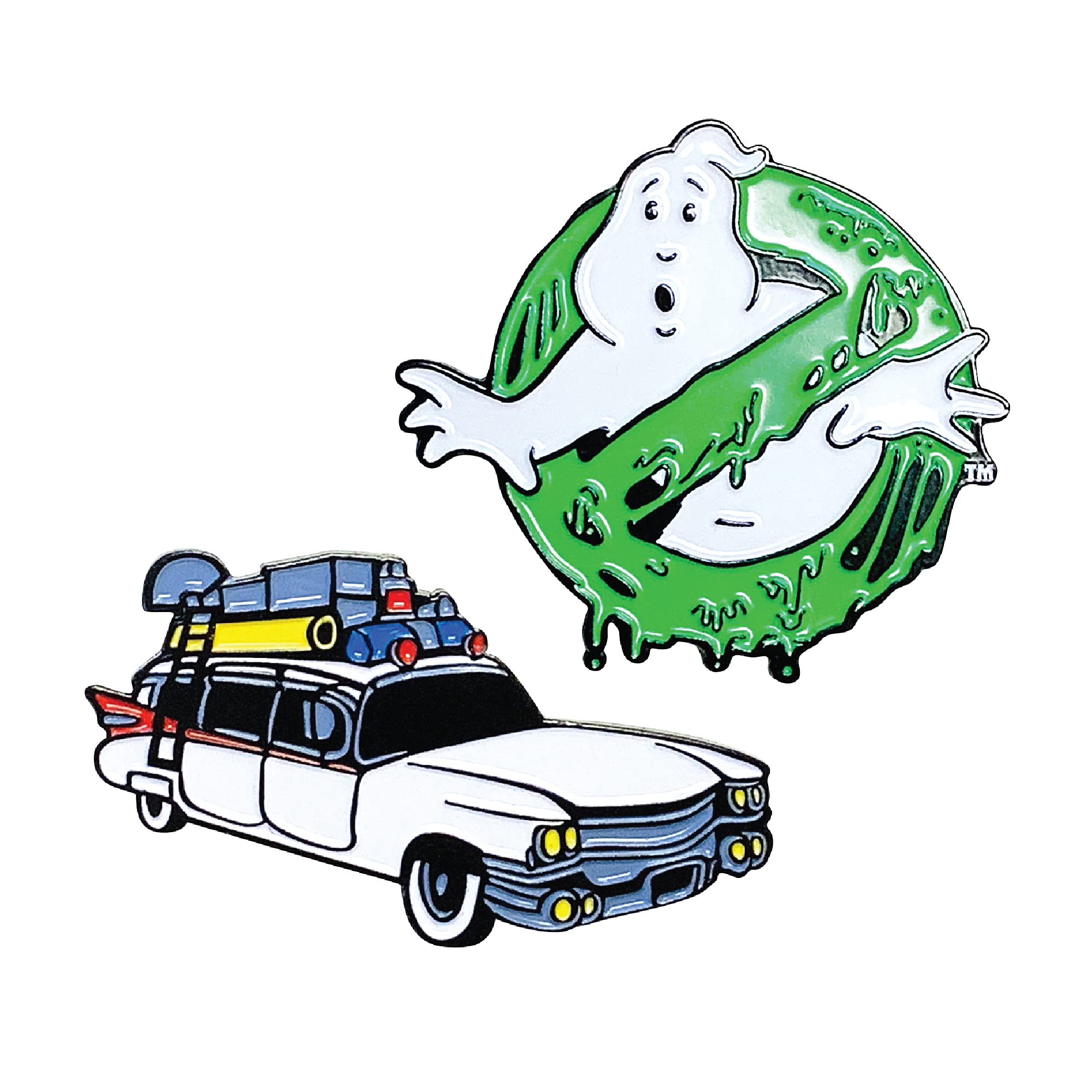Ghostbusters Enamel Pins Set of 2 - Cool Collectibles for Fans & Cosplay