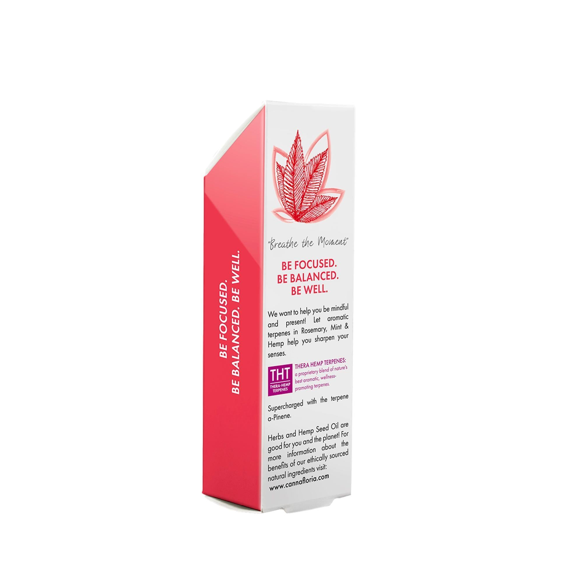 Cannafloria Essential Oil Roll On for Stress Relief & Relaxation - Portable Aromatherapy for Home, Office & Travel