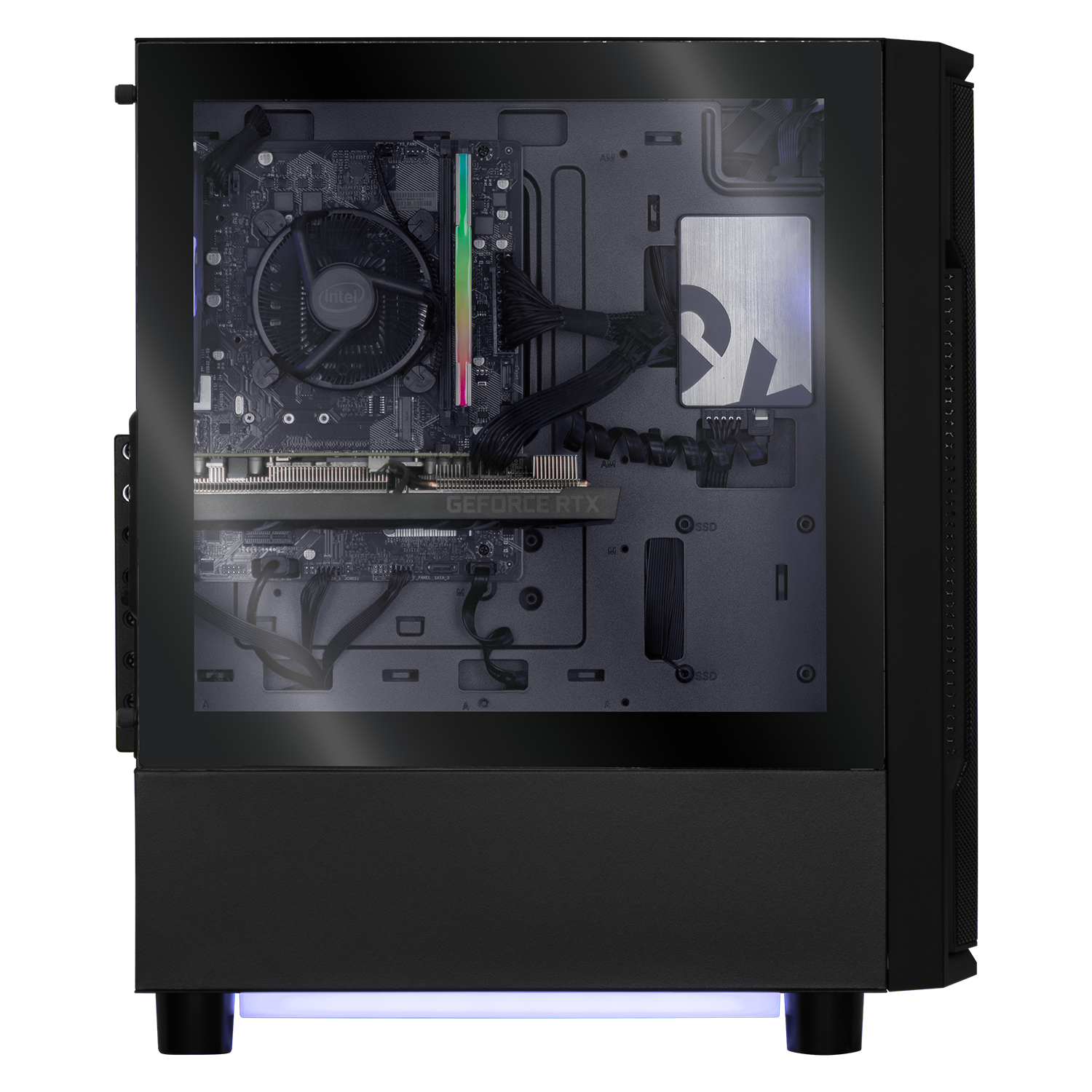 Xtreme PC Gaming Desktop - NVIDIA GeForce RTX 3060, Intel Core i5-11400F, 16GB RAM, 500GB SSD + 3TB HDD, WiFi, Black - Perfect for 4K Gaming, Streaming & VR Experiences