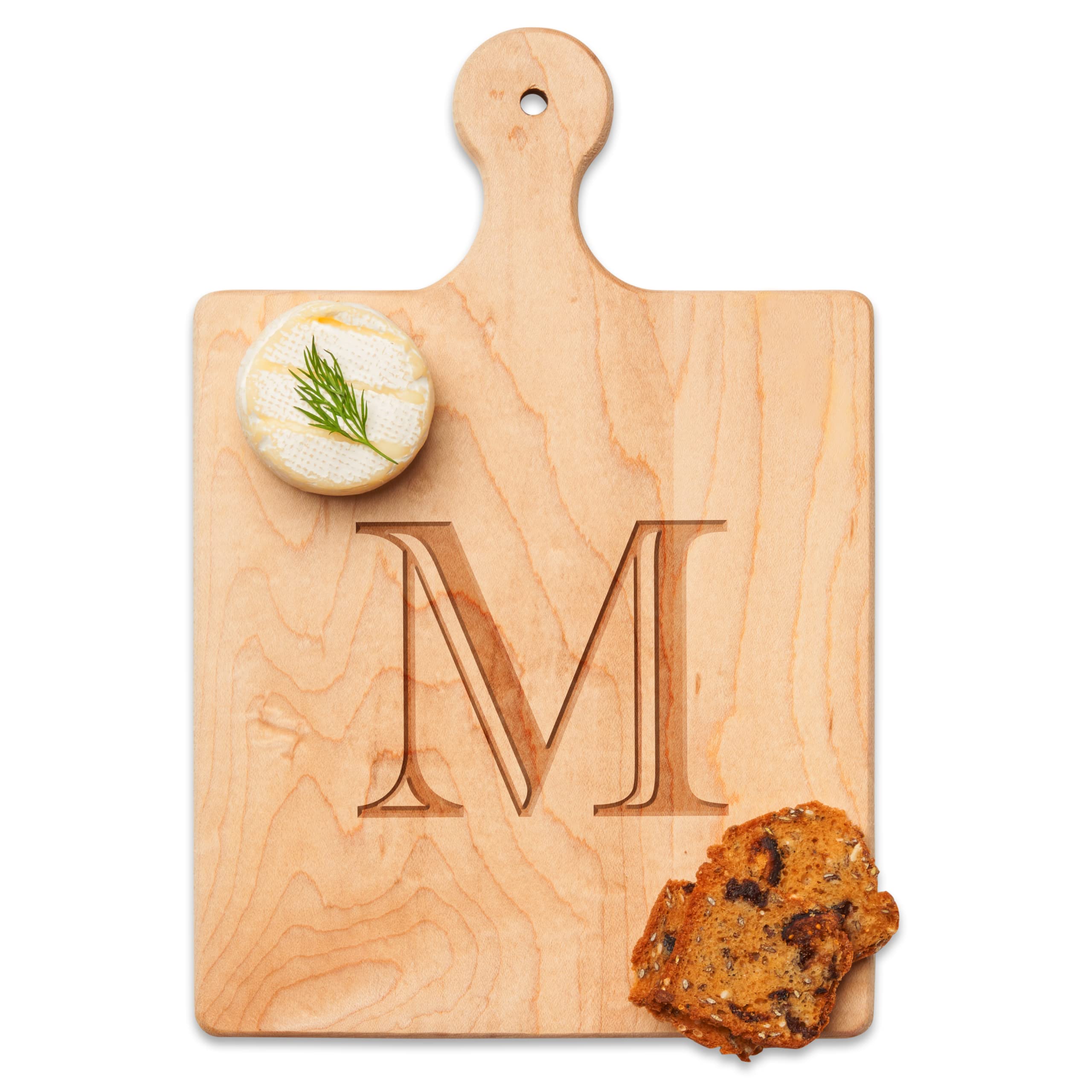 Personalized Artisan Maple Wood Charcuterie Board - 9