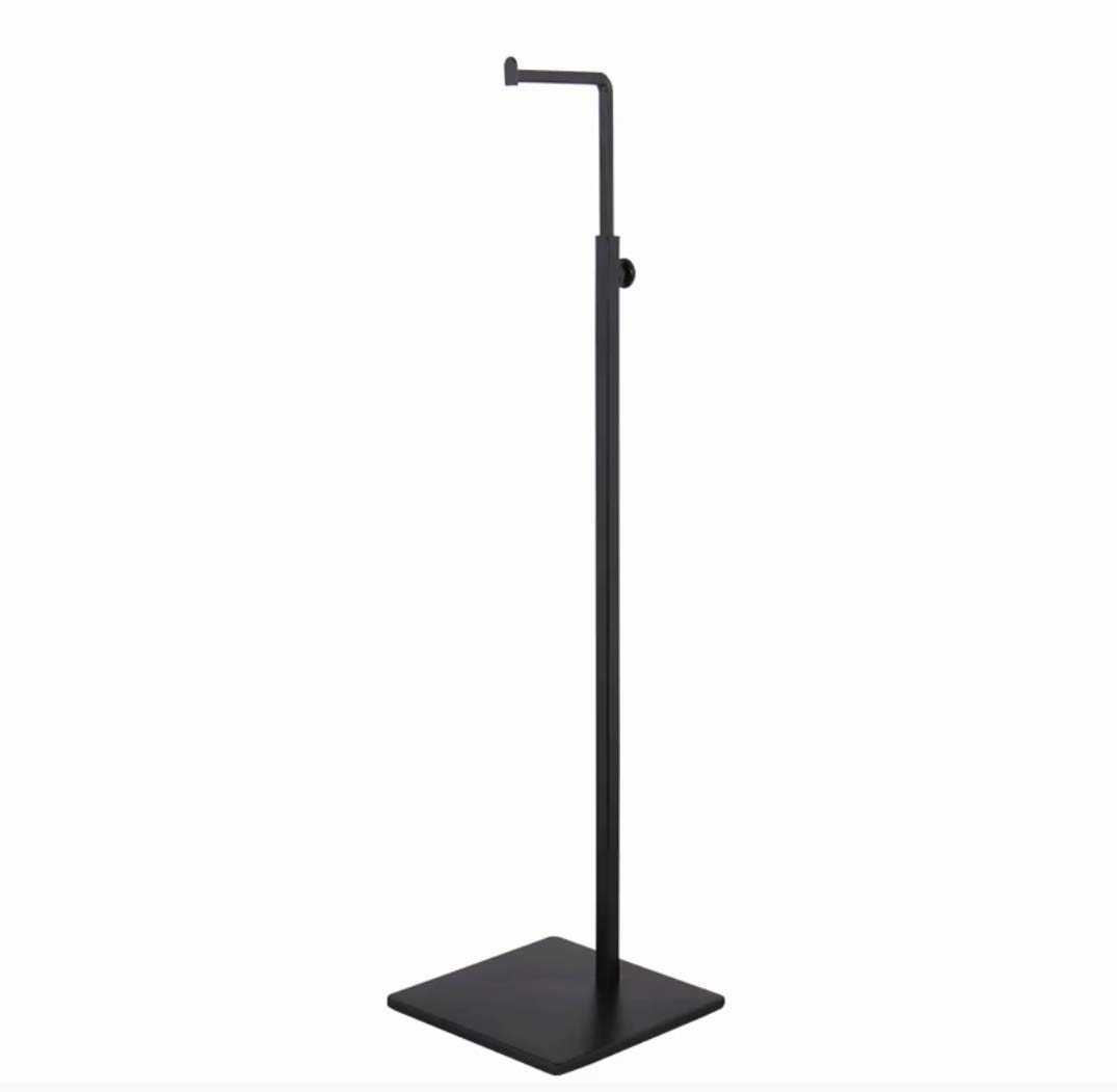 Adjustable Metal Handbag Rack - Tabletop Purse Display Stand with Single Hook for Handbags, Purses & Accessories (Black) - Perfect for Retail Stores, Boutiques & Home Organization