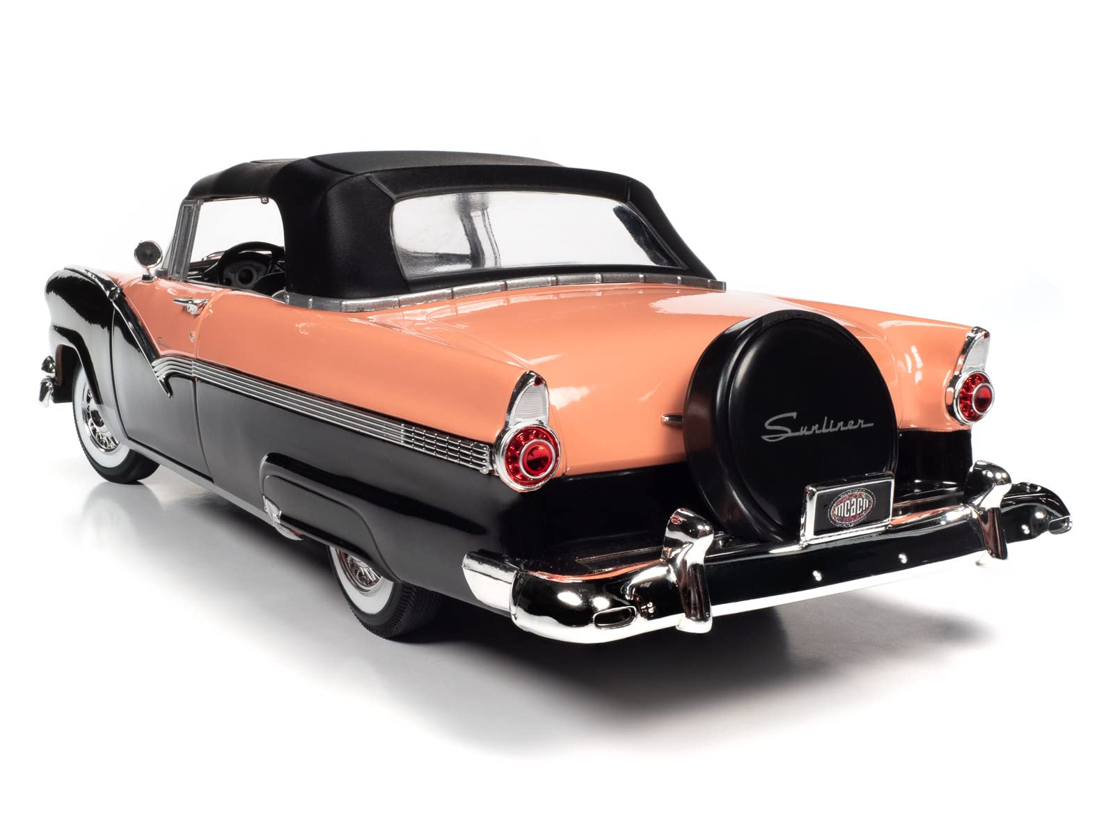 1956 Ford Fairlane Sunliner Diecast Model Car 1:18 Scale - American Muscle Classic Collectible for Car Enthusiasts | Perfect for Display, Gifts, and Model Car Collections