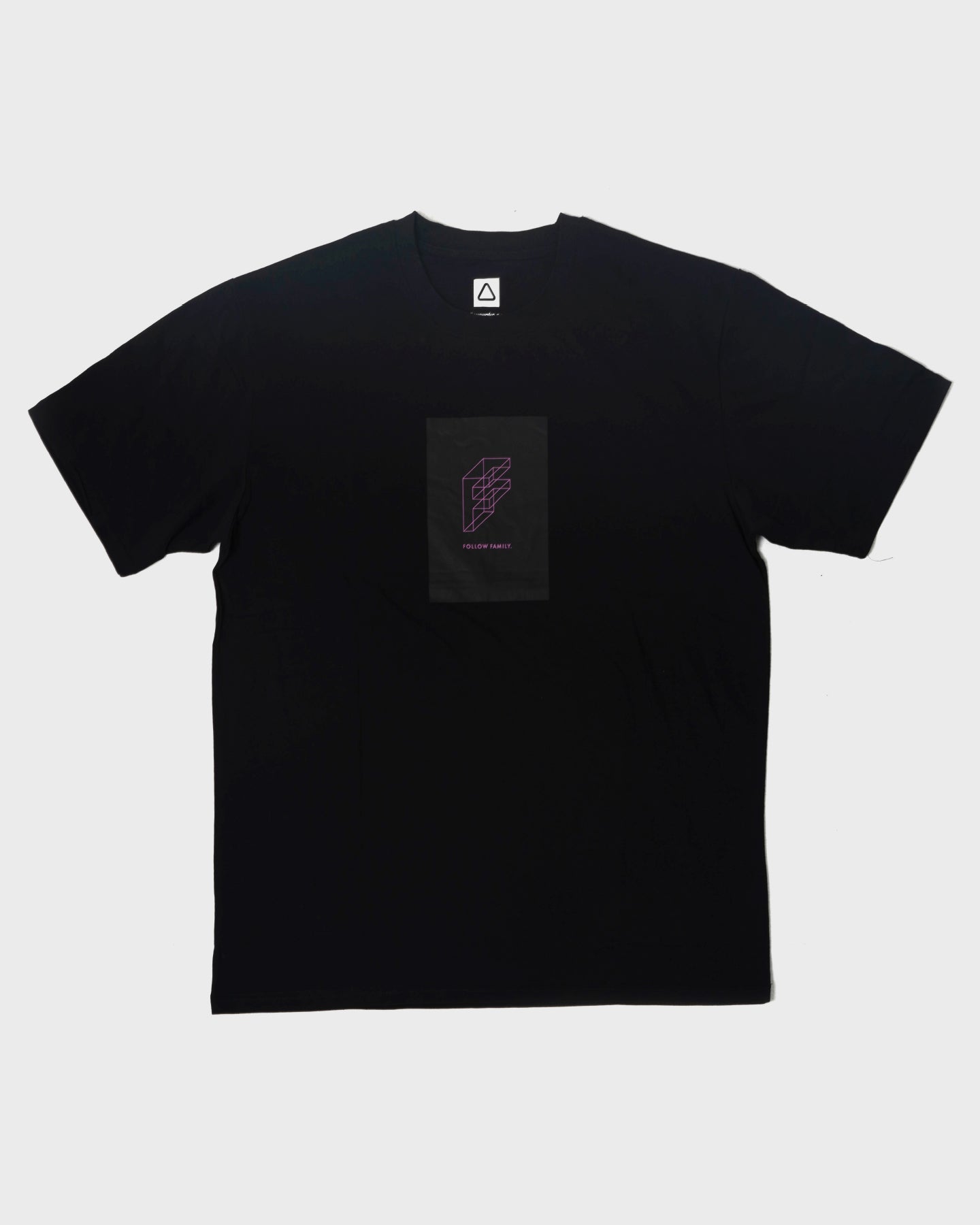 F for Family Graphic T-Shirt | Black Cotton Tee for Casual Wear, Family Outings & Matching Outfits