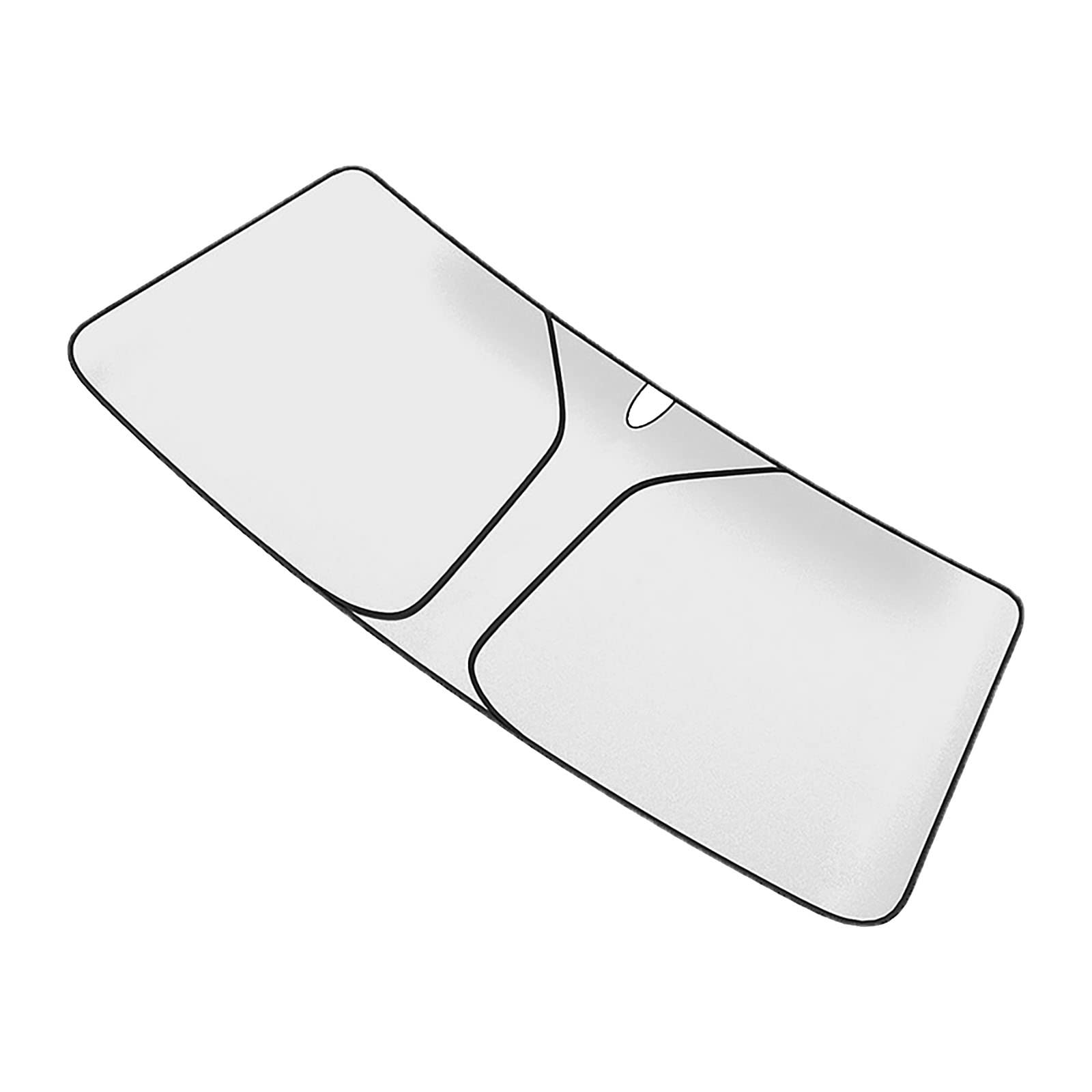 Car Sun Shades for Windows - 55x27.5 Inches UV Reflector Front Windshield Cover, Trailblazer Accessories, Perfect for Outdoor Parking and Road Trips