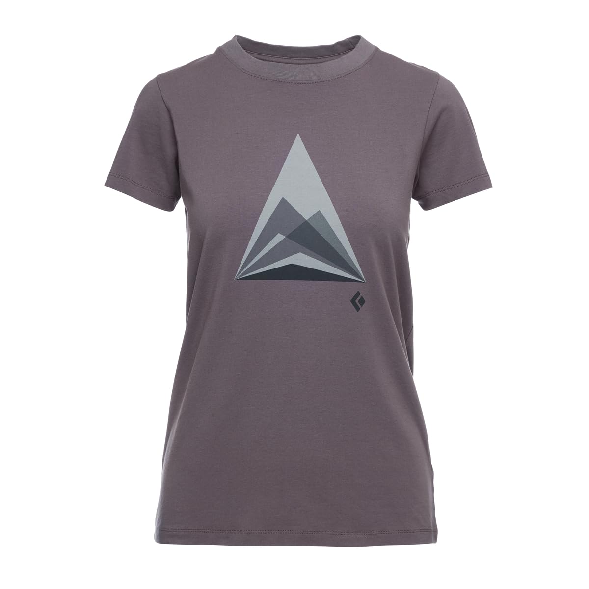 Black Diamond W Mountain Tee - Eclipse Heather XL for Hiking & Outdoor Adventures