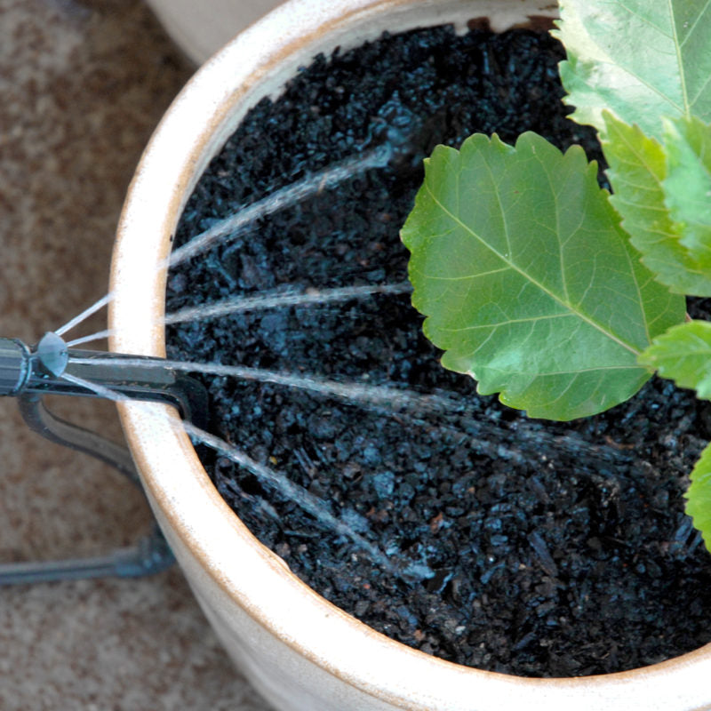Antelco Adjustable Flow Spray Stake for Garden Pots - 0.39L/H @300KPA - Perfect for Drip Irrigation, Hydroponics & Plant Watering Systems