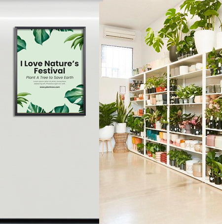 30x40 Poster Frame - SwingFrame Wide Face Metal Display with Swing Open Design - Perfect for Home Decor, Office Art, and Gallery Exhibitions