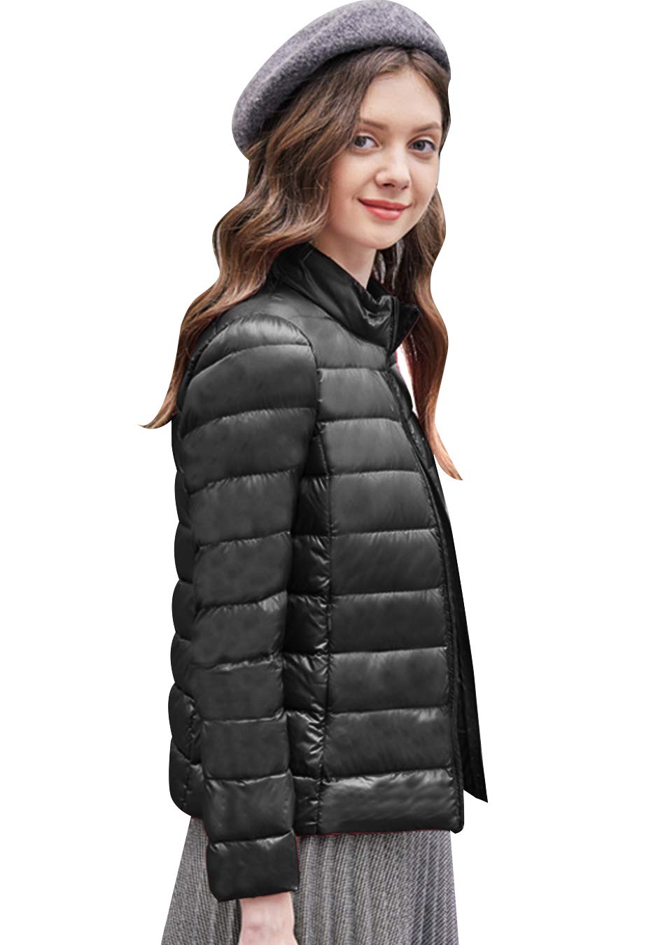 EFOFEI Women's Ultra Lightweight Packable Puffer Down Jacket - Winter Warm Coat for Outdoor Activities, Travel & Daily Wear