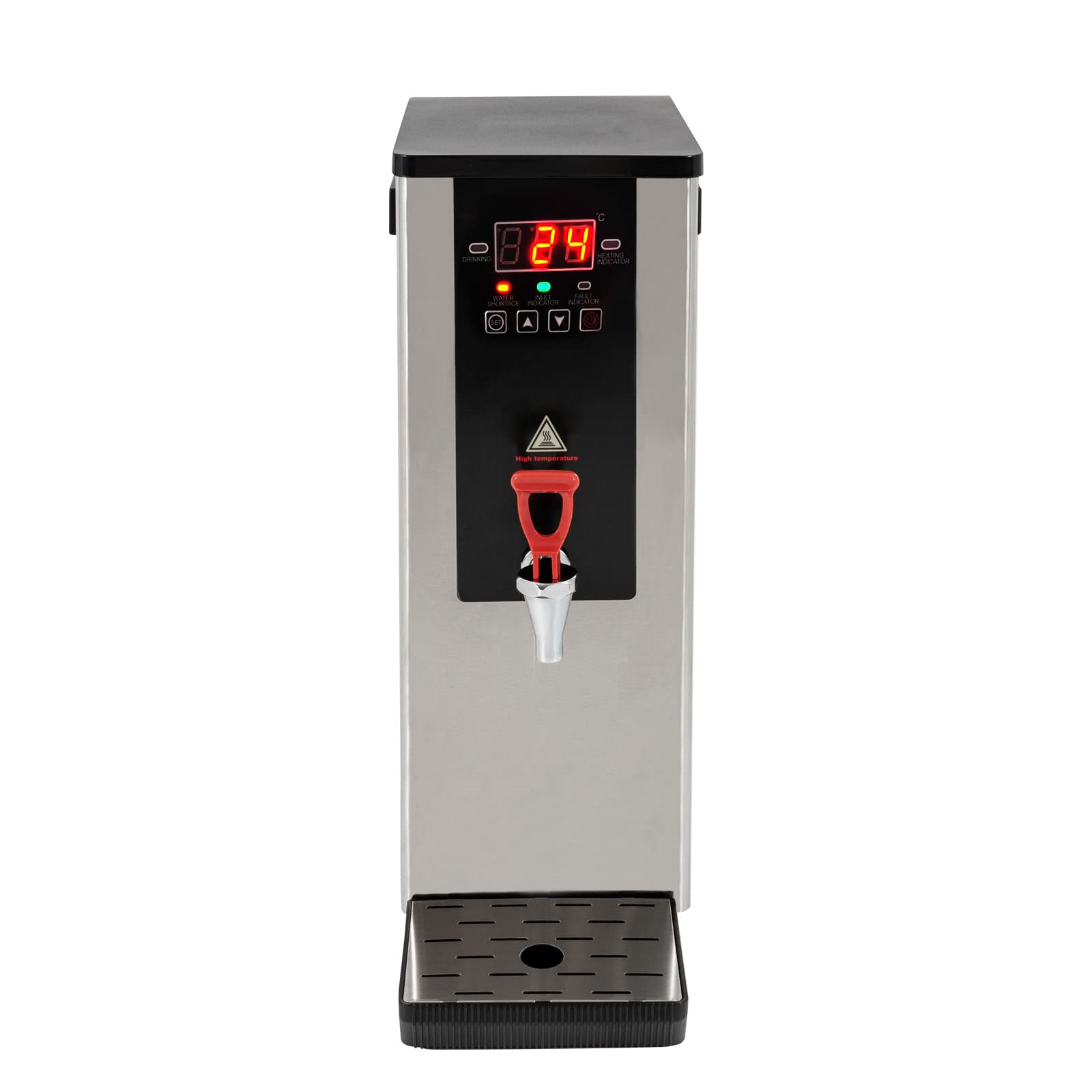 Commercial Hot Water Dispenser 10L/2.64Gal - 2400W Electric Water Boiler with Auto Shut-Off for Tea, Coffee, Dessert Shops & Hotels - Fast 35L/H Heating - Perfect for High Volume Beverage Service