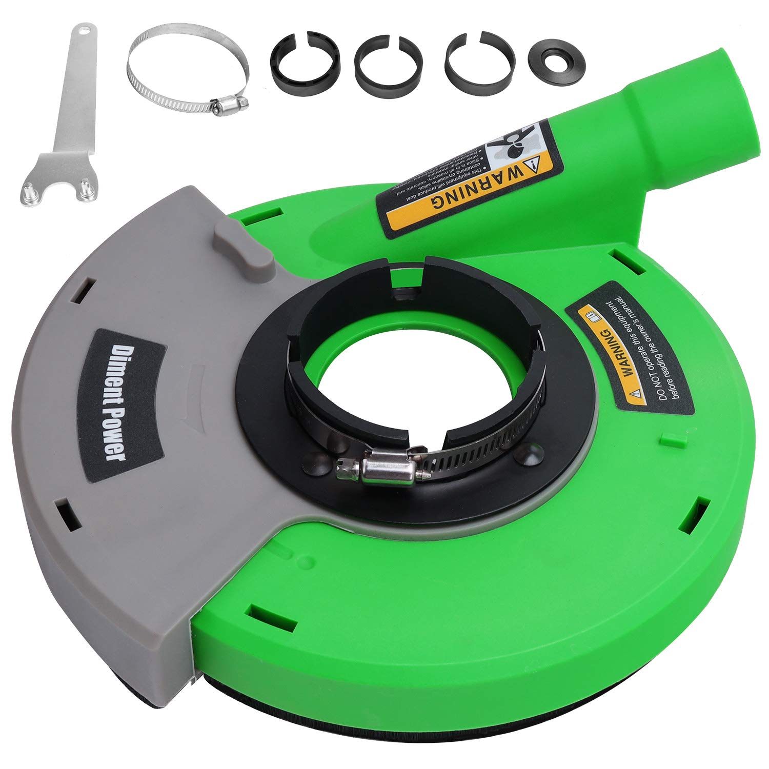 7-Inch Universal Angle Grinder Dust Shroud - Efficient Dust Collection for Wood, Stone, Cement, Marble, Granite & Concrete - Perfect for Grinding, Polishing & Renovation Projects