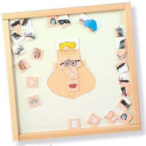 Funny Magnetic Face Wall Game for Kids - Interactive Family Activity for Playrooms & Classrooms