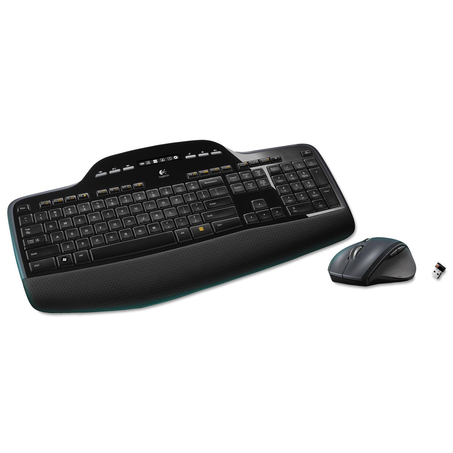 Logitech MK710 Wireless Keyboard and Mouse Combo - USB, Black (LOG920002416) - Perfect for Home Office, Gaming & Productivity