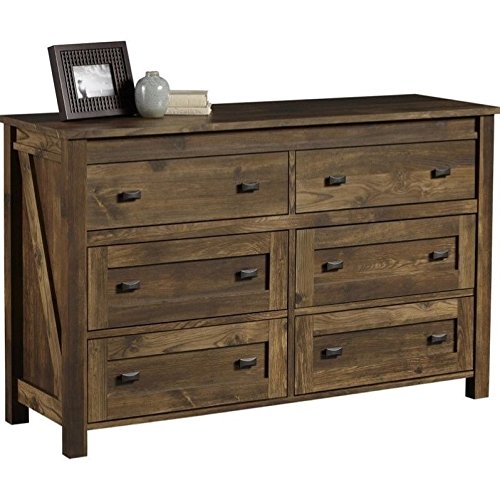 Rustic 4-Piece Bedroom Set with Dresser, 2 Nightstands & Chest | Home Square | Perfect for Farmhouse, Cottage & Vintage Style Bedrooms