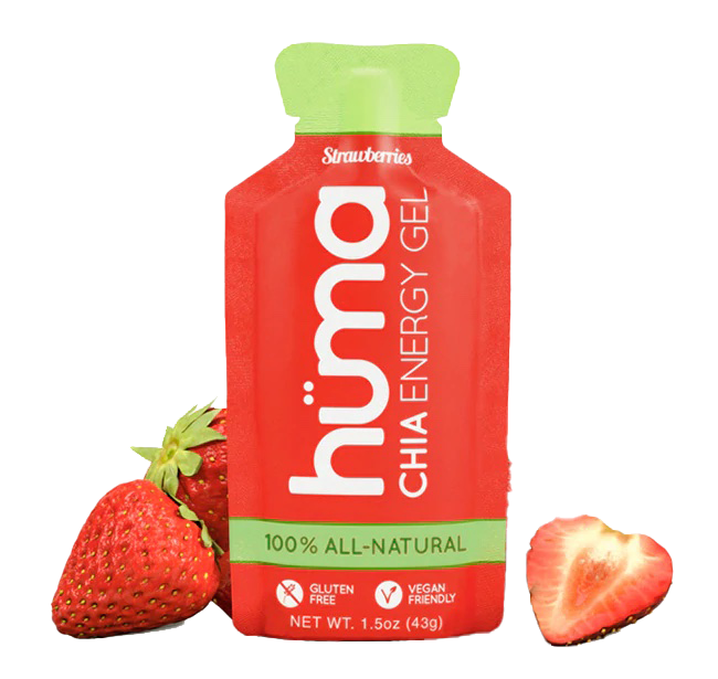 Organic Huma Chia Energy Gel - Natural Sports Nutrition for Runners, Cyclists & Athletes - Boost Endurance & Hydration - Perfect for Marathon Training & Outdoor Adventures