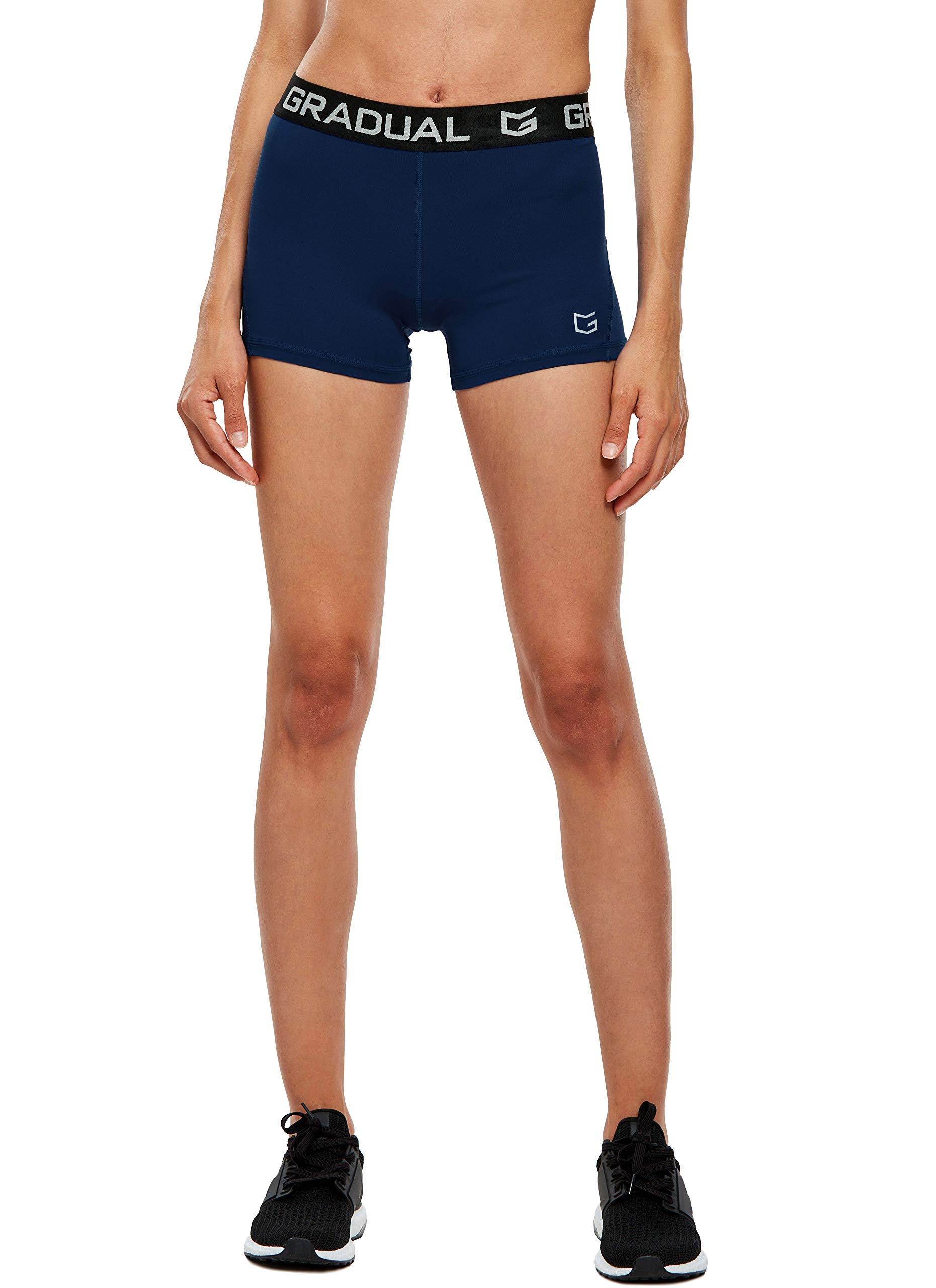 Best Women's Spandex Compression Volleyball Shorts - 3