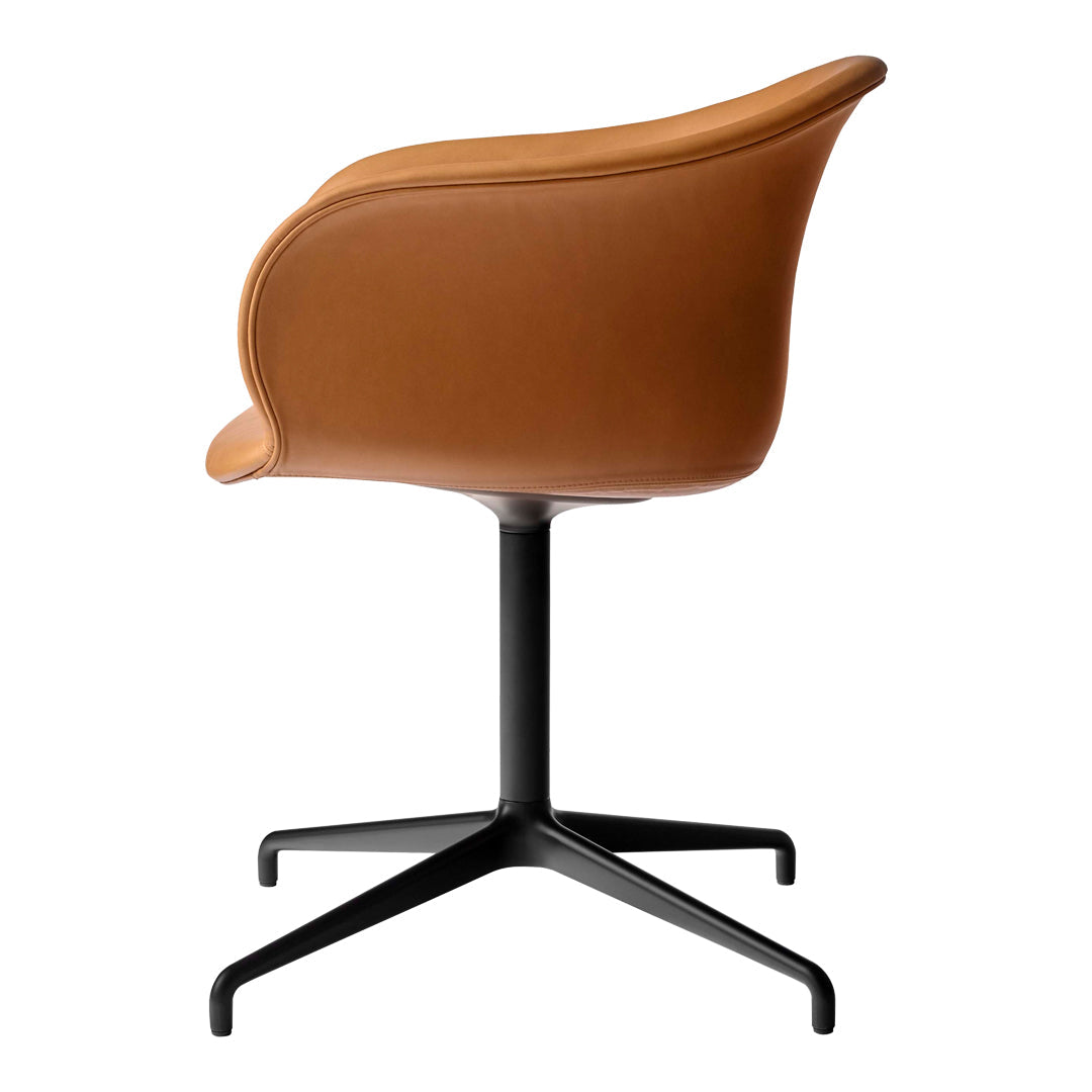 Elefy JH35 Ergonomic Conference Chair with Swivel Base & Return - Upholstered Office Chair for Meetings, Presentations & Home Office Workspace