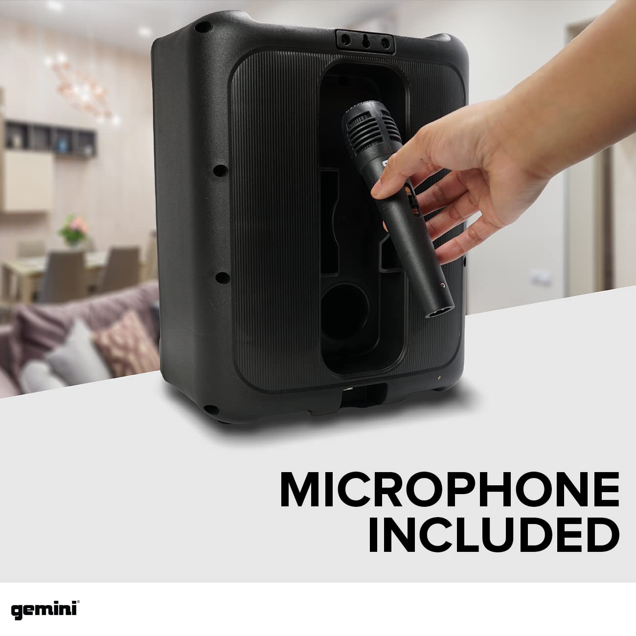 Gemini GSYS-2400 2000W Bluetooth Party Speaker with Dual 8