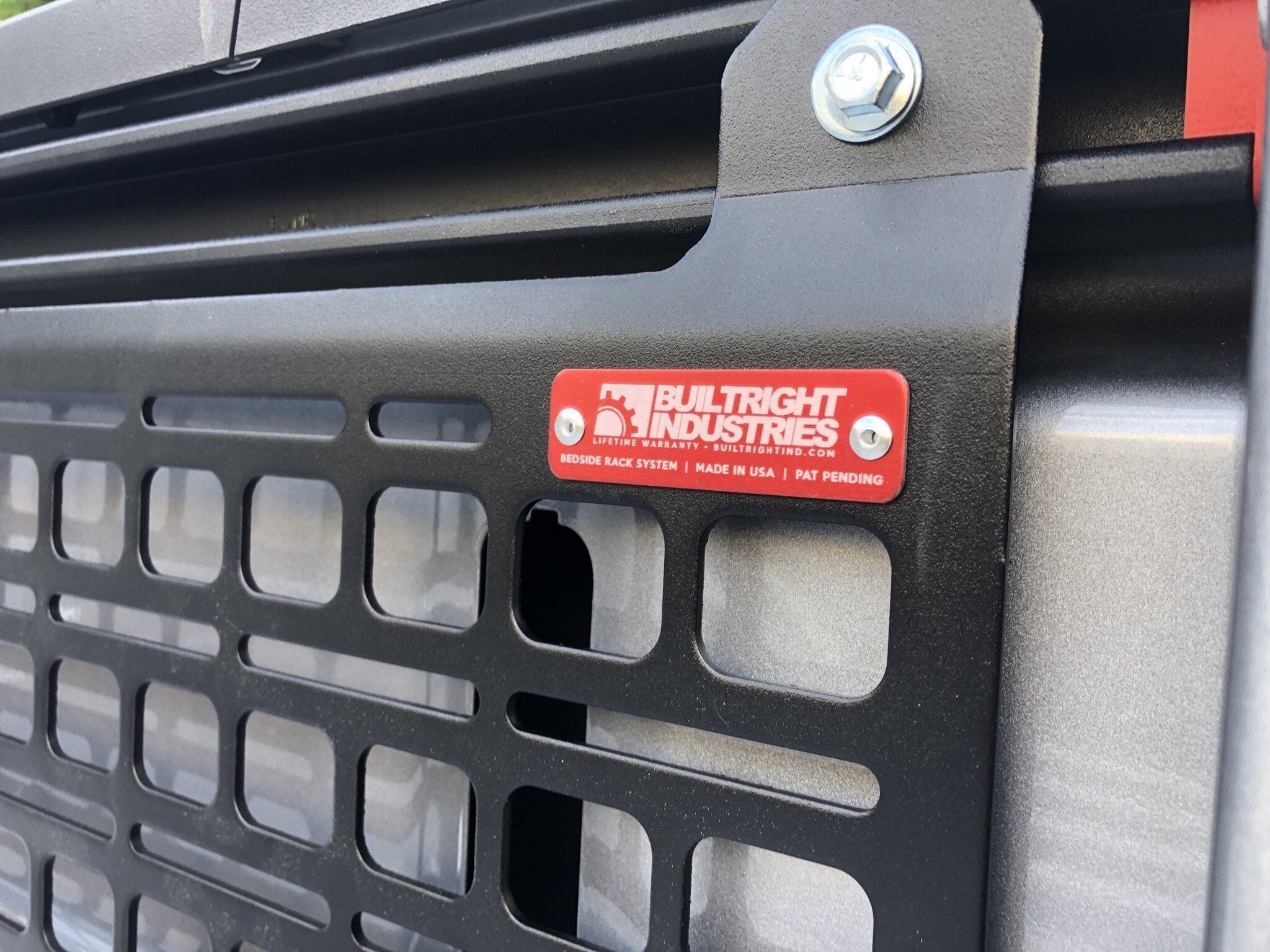 2024 Jeep Gladiator BuiltRight Industries Utility Rail System - Heavy Duty Truck Bed Organizer for Camping & Off-Road Adventures