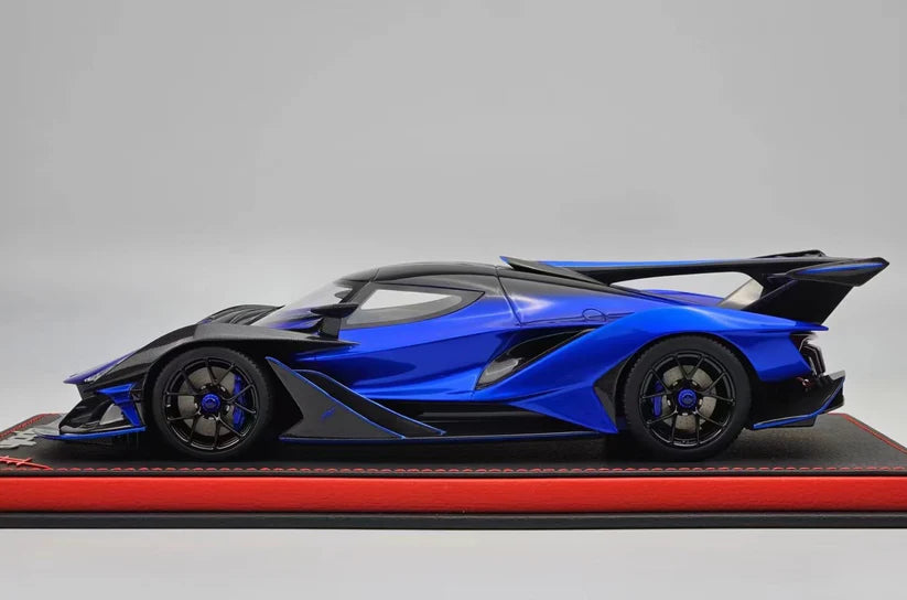 Peako 1:18 Scale Apollo IE Blue Dragon Diecast Model Car - Collectible Sports Car for Display, Gifts & Racing Enthusiasts