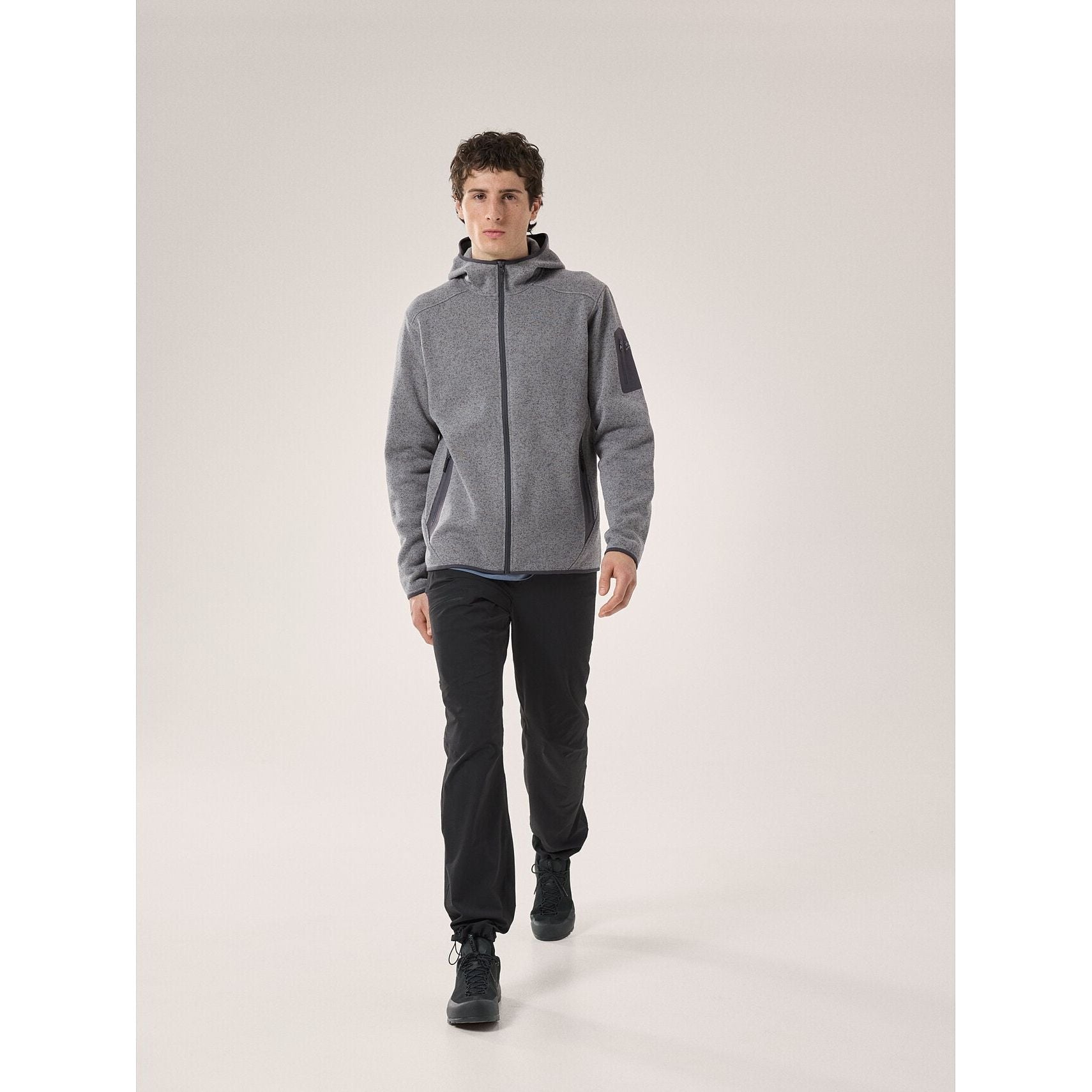 Arc'teryx Men's Covert Hoody - Lightweight Fleece Jacket for Hiking & Outdoor Activities | Water-Resistant & Breathable Midlayer for Camping, Travel & Casual Wear
