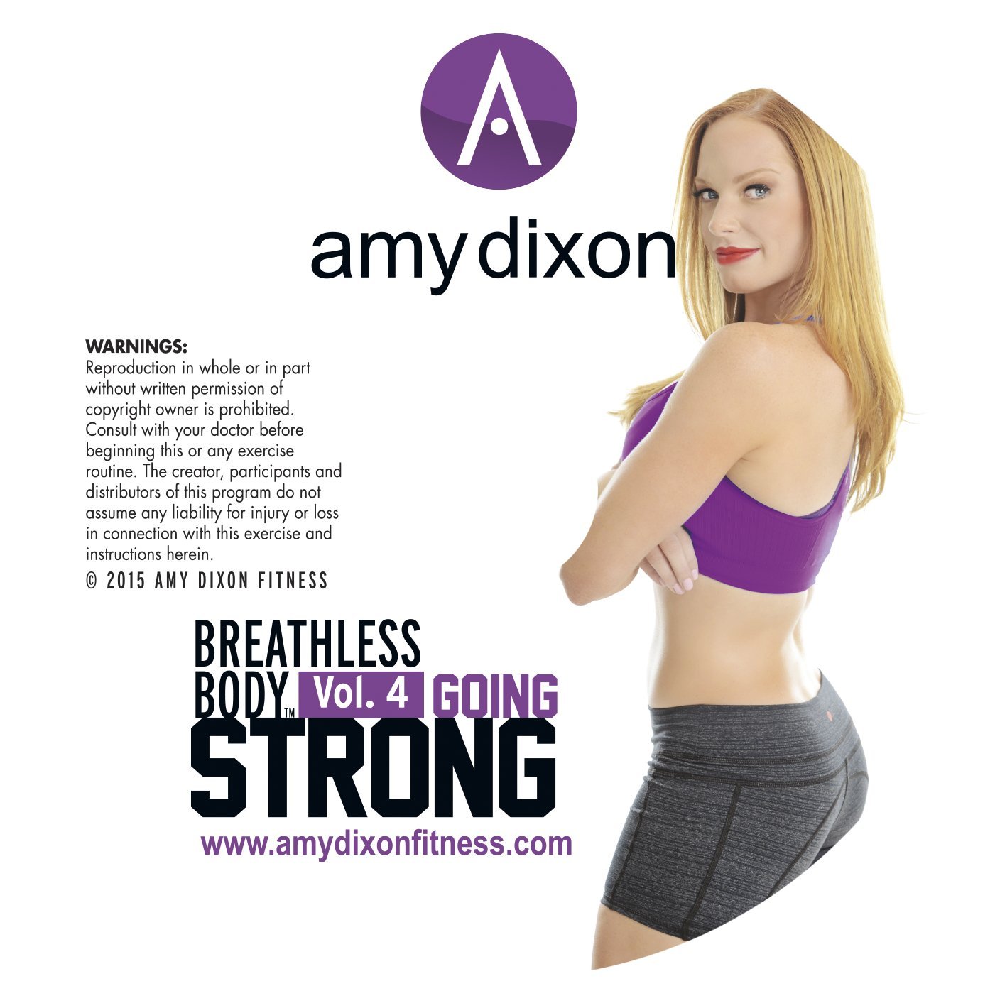 Amy Dixon - BREATHLESS BODY - The Complete 4 DVD Workout Collection | High-Intensity Cardio & Strength Training for Home Fitness | Perfect for Weight Loss & Toning