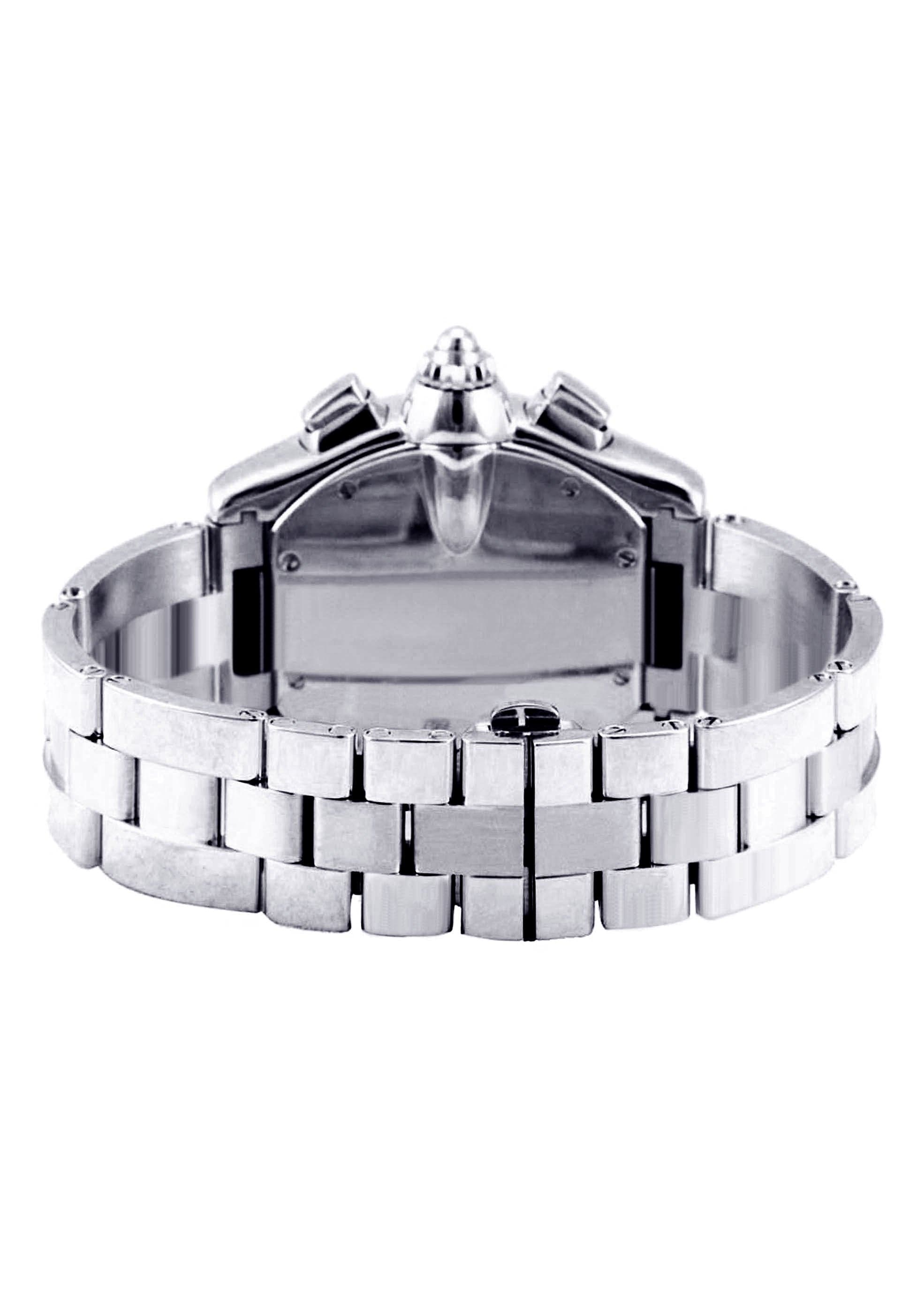 Cartier Roadster XL Stainless Steel Men's Watch - Luxury Swiss Automatic Timepiece for Business & Formal Occasions