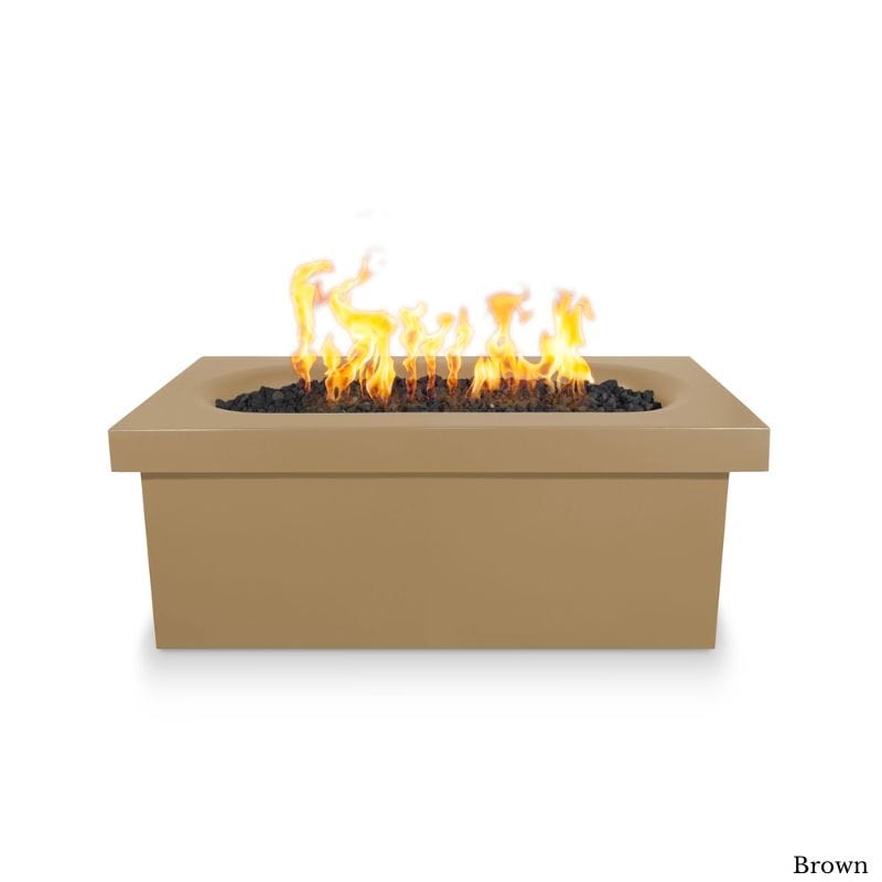 Ramona 60-Inch Rectangular Fire Pit Table - Outdoor Patio Heater for Backyard, Garden, and Deck - Perfect for Gatherings and Relaxation