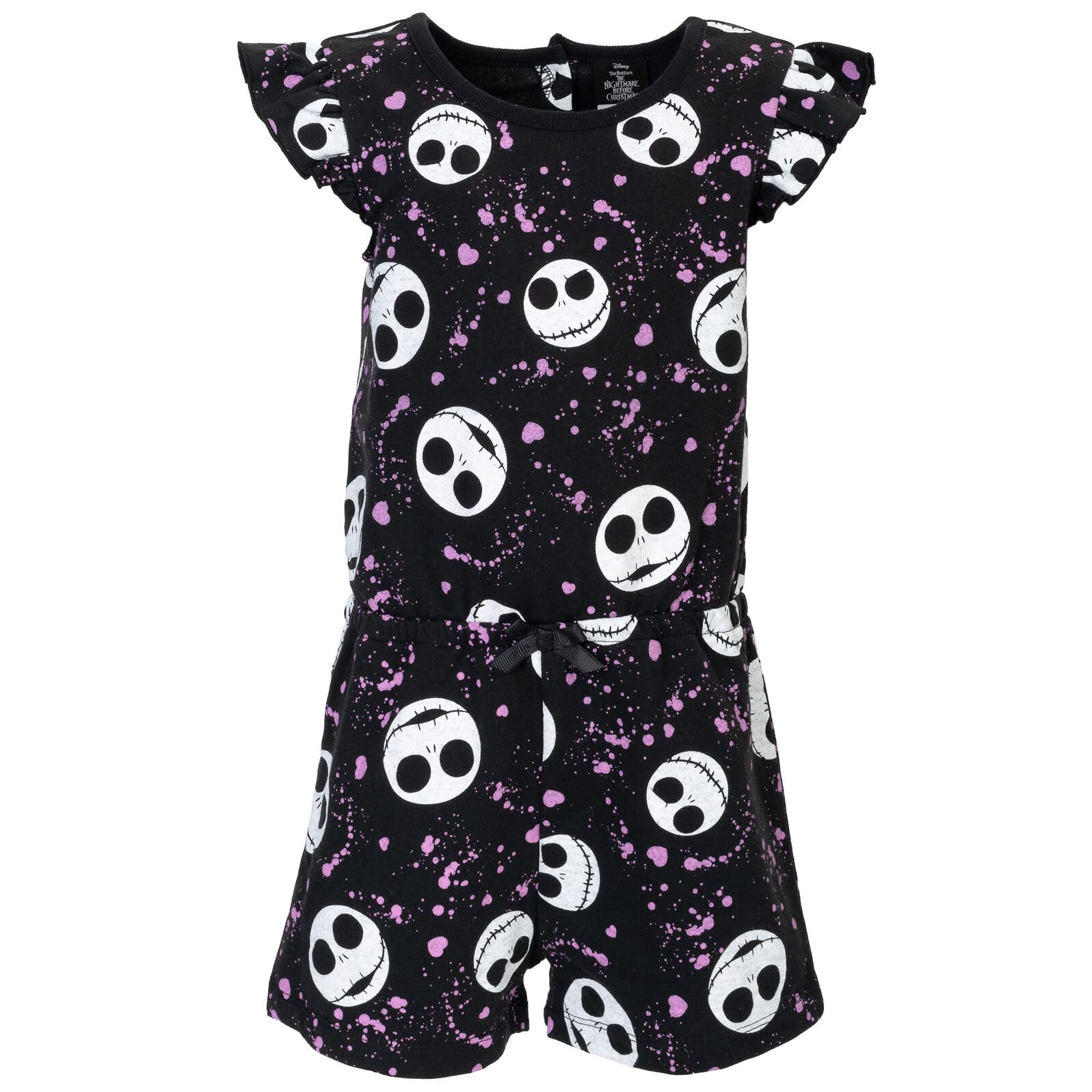 Disney Minnie Mouse & Mickey Mouse Baby Girls Romper - Nightmare Before Christmas, Pixar Toy Story & Lion King Designs - Infant to Big Kid Sizes - Perfect for Birthday Parties, Halloween & Disney Theme Events