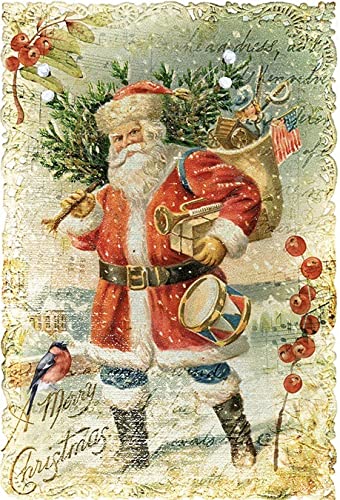 Santa with Presents - 2 Sheets
