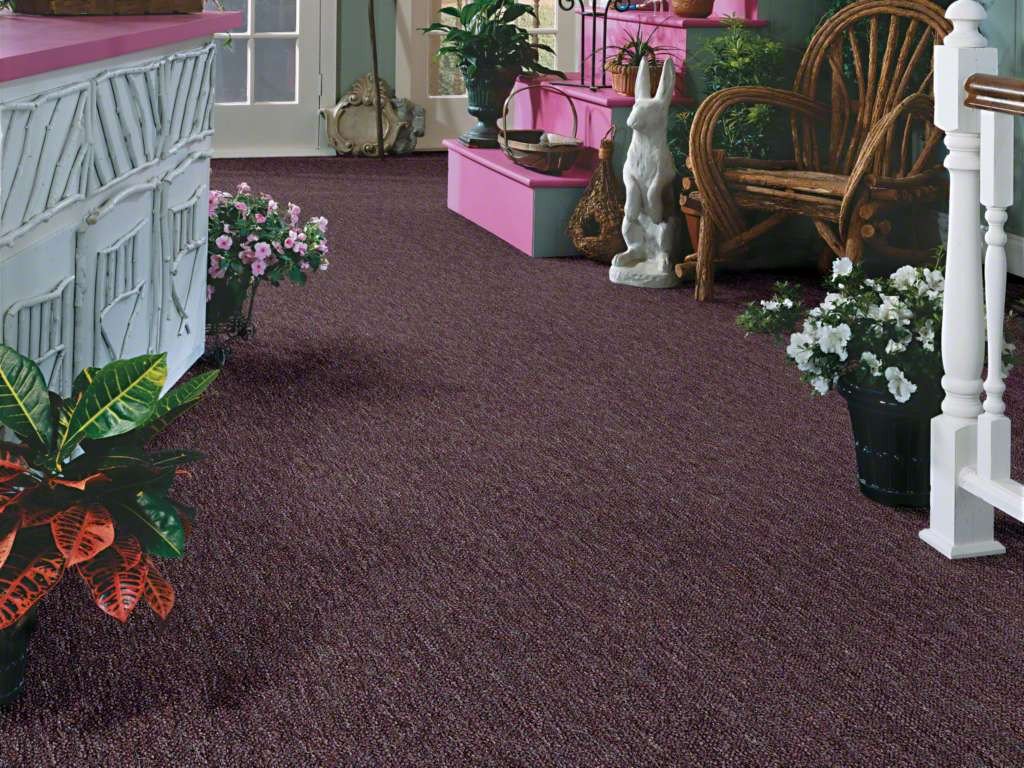 Premium Burgundy Indoor/Outdoor Area Rug 6' x 6' - Soft & Durable for Living Room, Patio, Office | Home Queen Commercial Grade Carpet