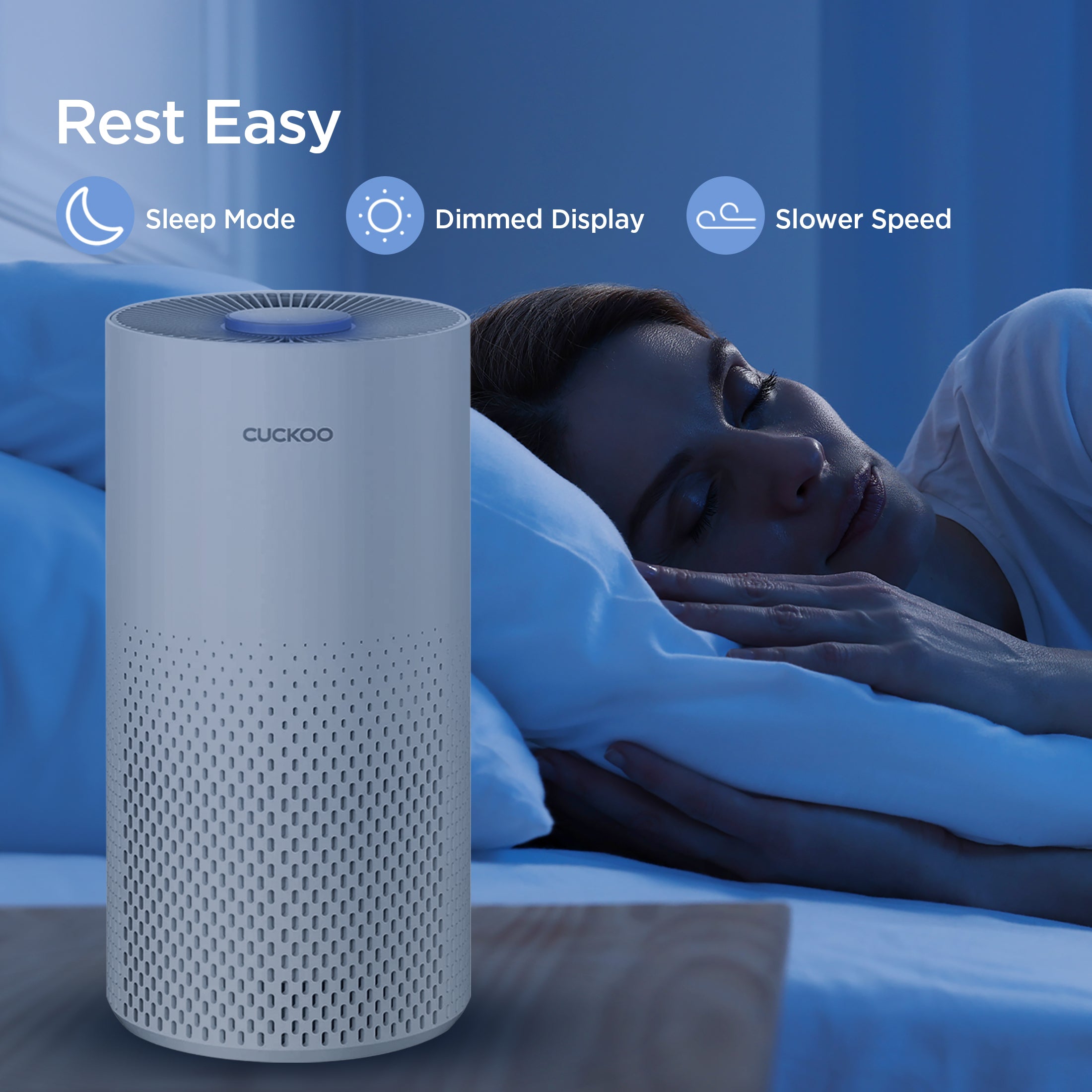 3 in 1 H13 True HEPA Air Purifier with Extra Filter - Removes 99.97% of Dust, Pollen & Pet Dander - Perfect for Home, Office & Nursery (CAC I0510FW Bundle)