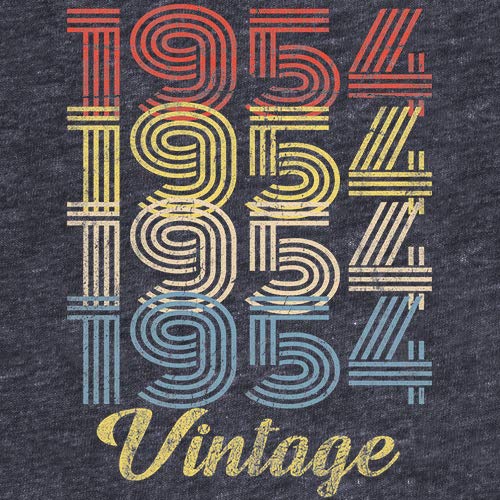 Vintage 1954 Retro 71st Birthday Gift for Men - Classic 71st Birthday T-Shirt - Perfect for Milestone Celebrations & Birthday Parties