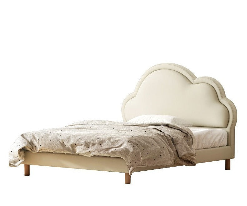 Organic Leather Kids Bed – Premium Handmade Toddler Bed for Safe & Comfortable Sleep – Perfect for Nursery, Bedroom & Daycare