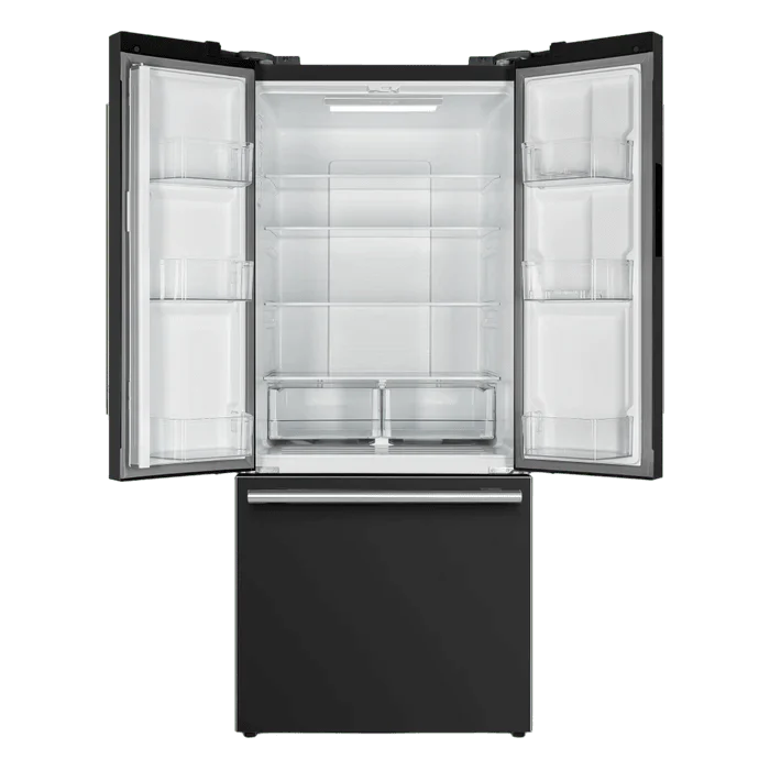 Forno Espresso Gallipoli 30 Inch 17.5 cu. ft. French Door Refrigerator with Ice Maker - Stainless Steel FFFFD1974 - Perfect for Modern Kitchens & Entertaining
