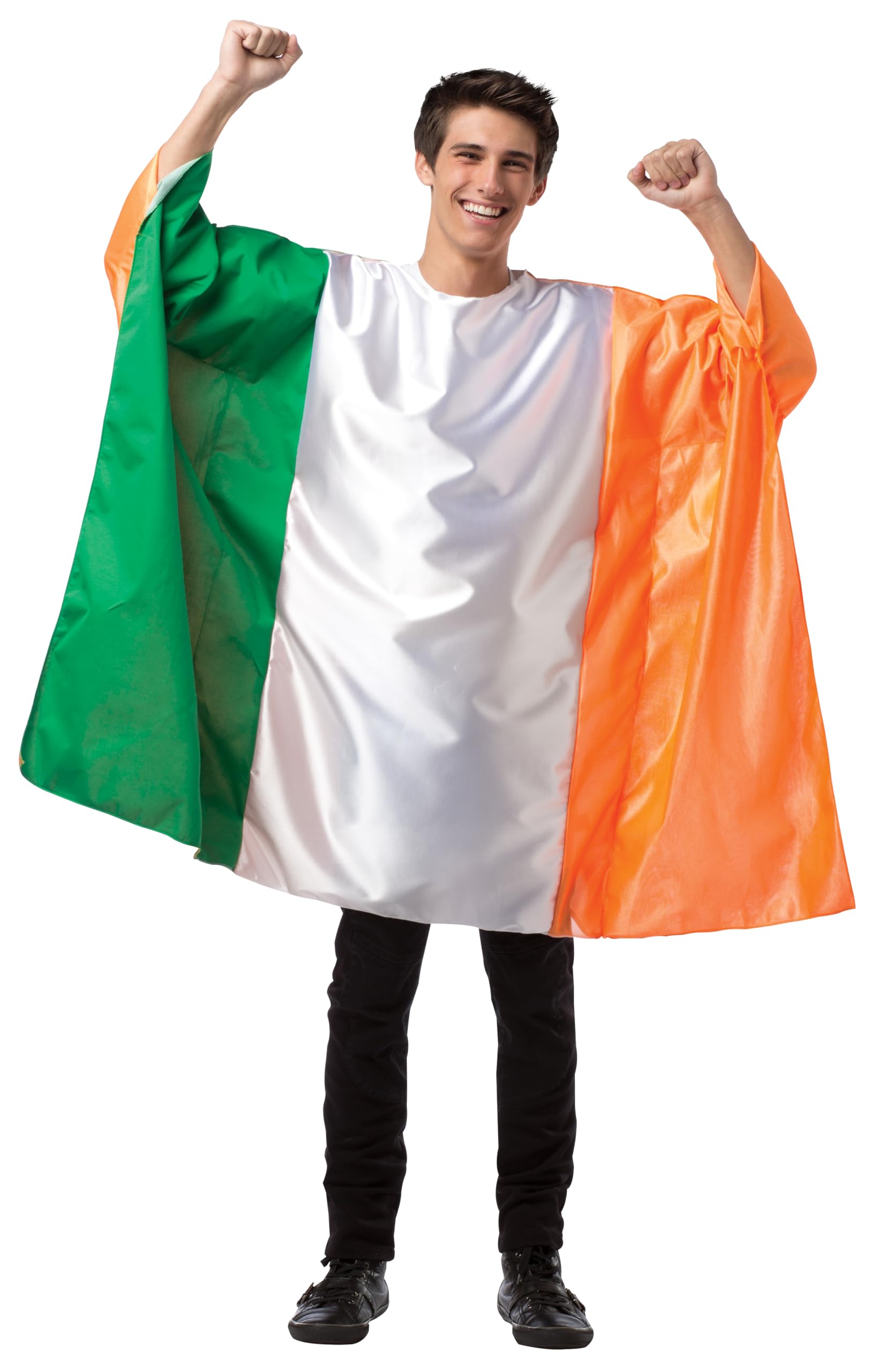 Rasta Imposta Men's Irish Flag Tunic - St. Patrick's Day Costume & Irish Pride Apparel for Parties & Festivals