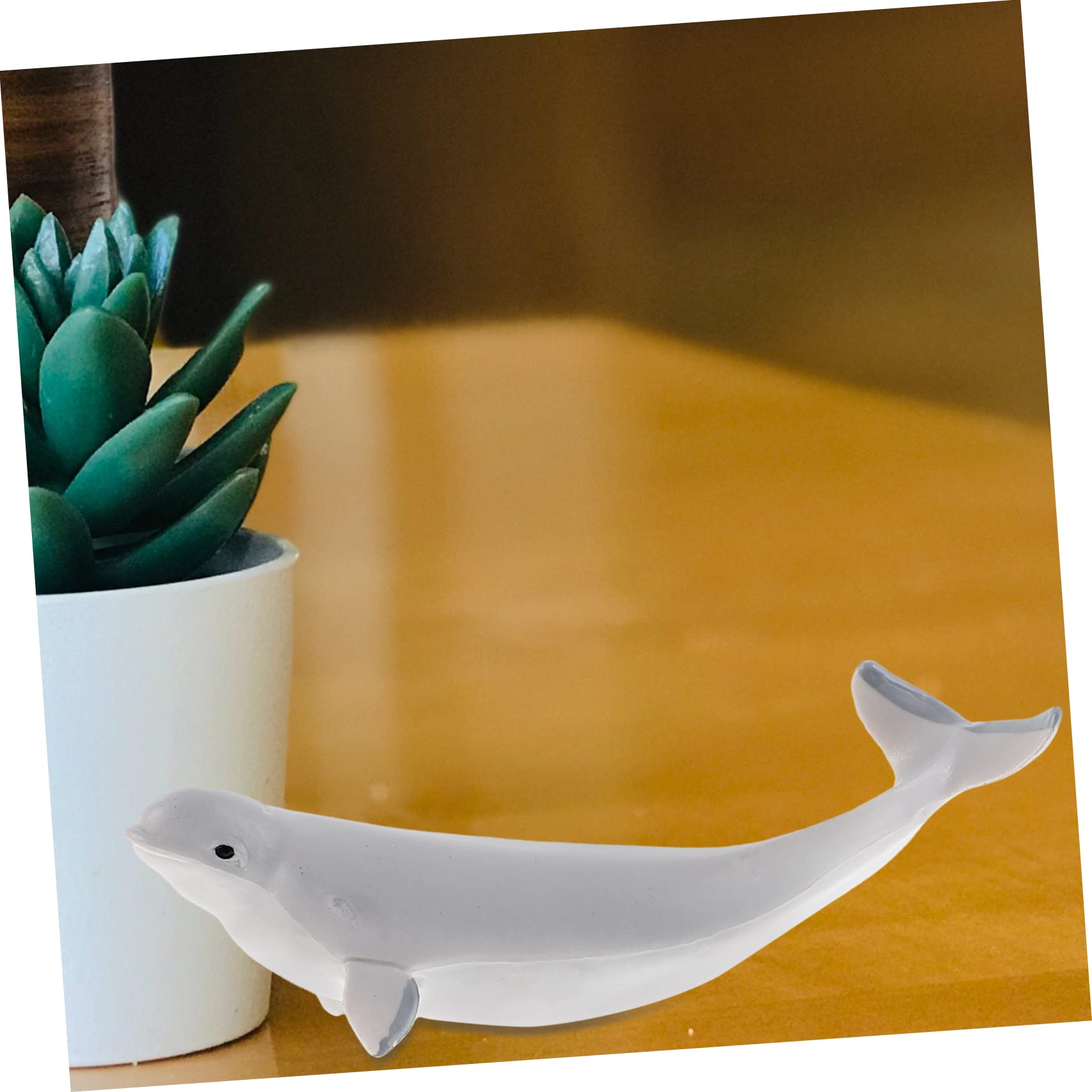 **5pcs Beluga Whale Model Toy - Realistic Fake Marine Animal Figures, Mini Sea Creature Bath Toys for Kids - Perfect for Educational Play, Bath Time Fun & Ocean Themed Decor**
