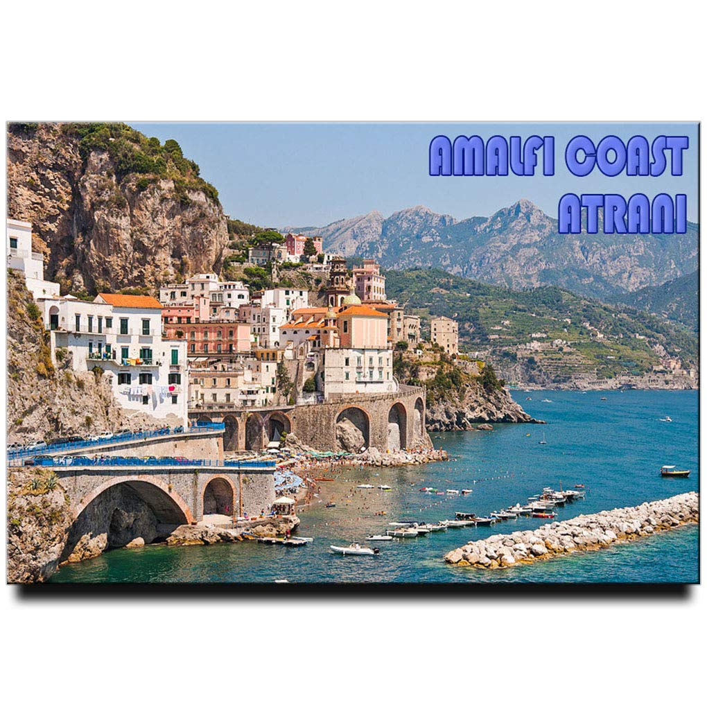 Atrani Fridge Magnet - Amalfi Coast Italy Travel Souvenir Gift - Perfect for Refrigerator Decor, Italian Vacation Memories & Souvenir Collectors