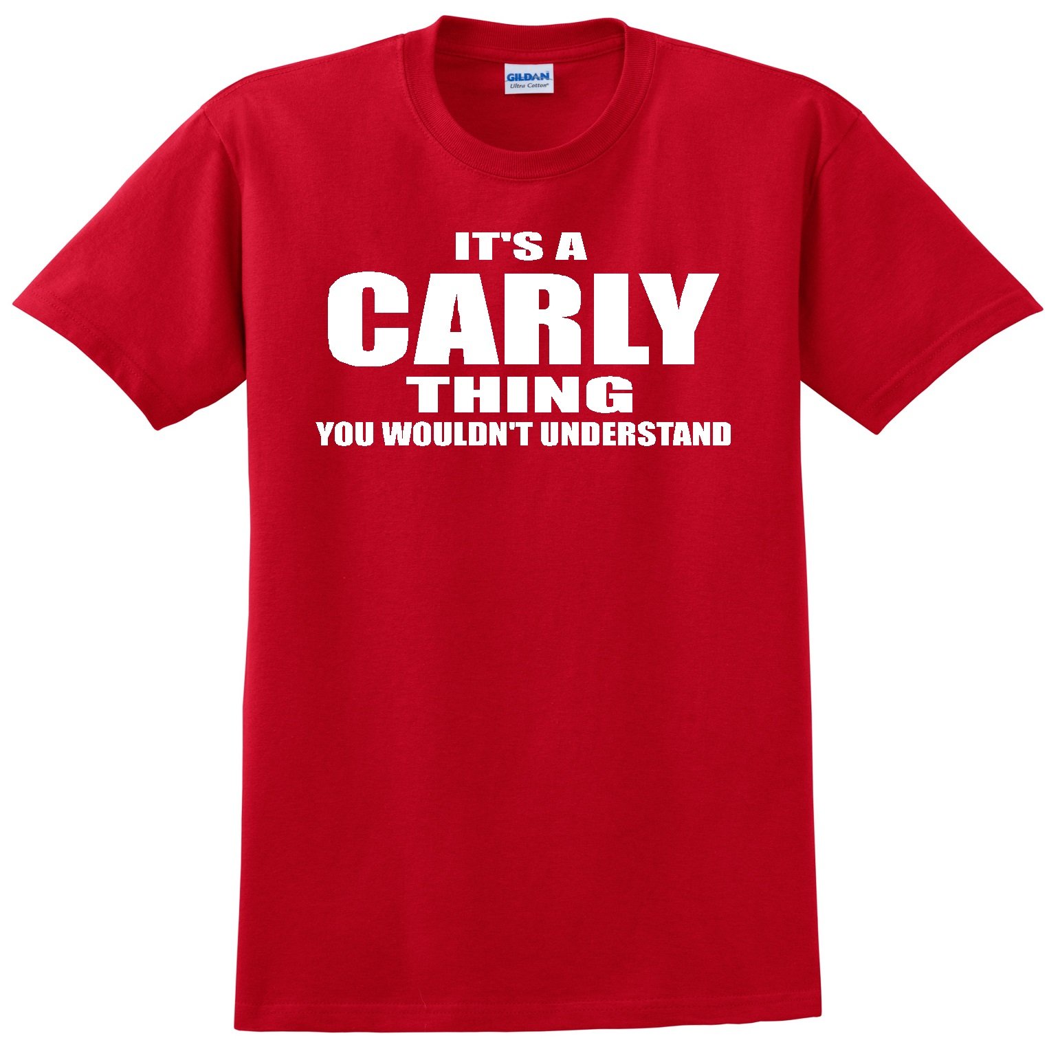 Carly Thing Red Tee Shirt - Soft Cotton Short Sleeve T-Shirt for Women | Perfect for Casual Wear, Outings & Everyday Comfort